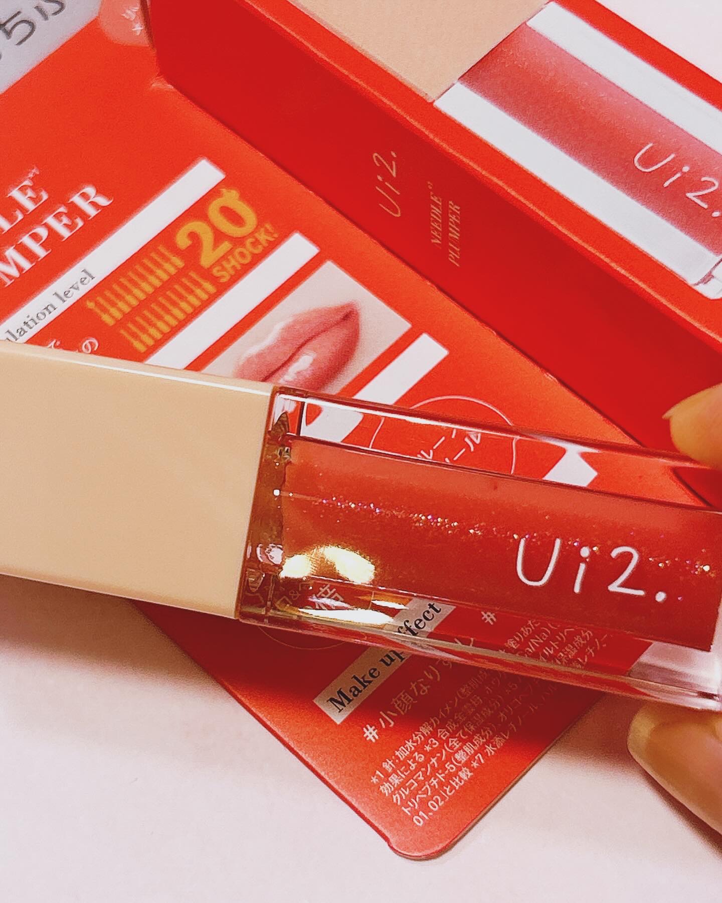 ニードルプランパー 電撃チェリー/Ui2./リッププランパーを使ったクチコミ（2枚目）