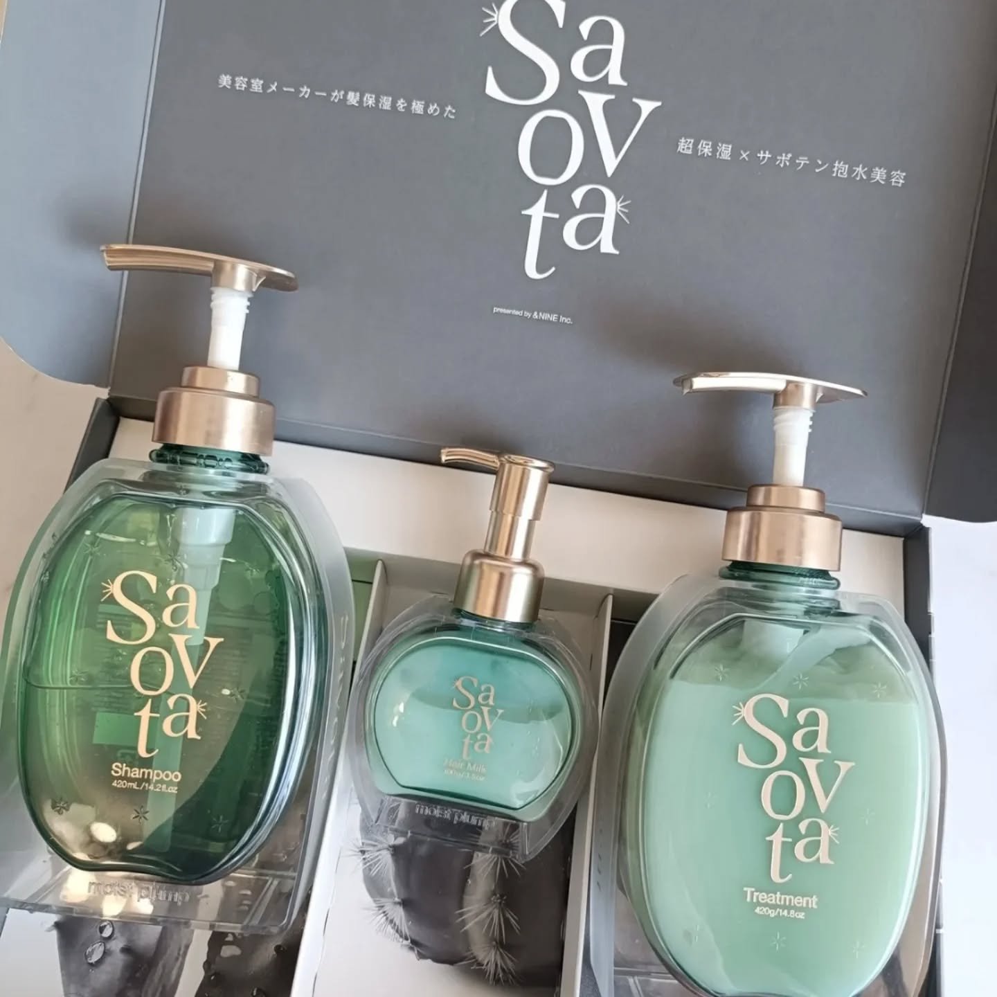 サボンドサボタ　モイストプランプシャンプー/ヘアトリートメント/Savon du Savota/シャンプー・コンディショナーを使ったクチコミ（2枚目）