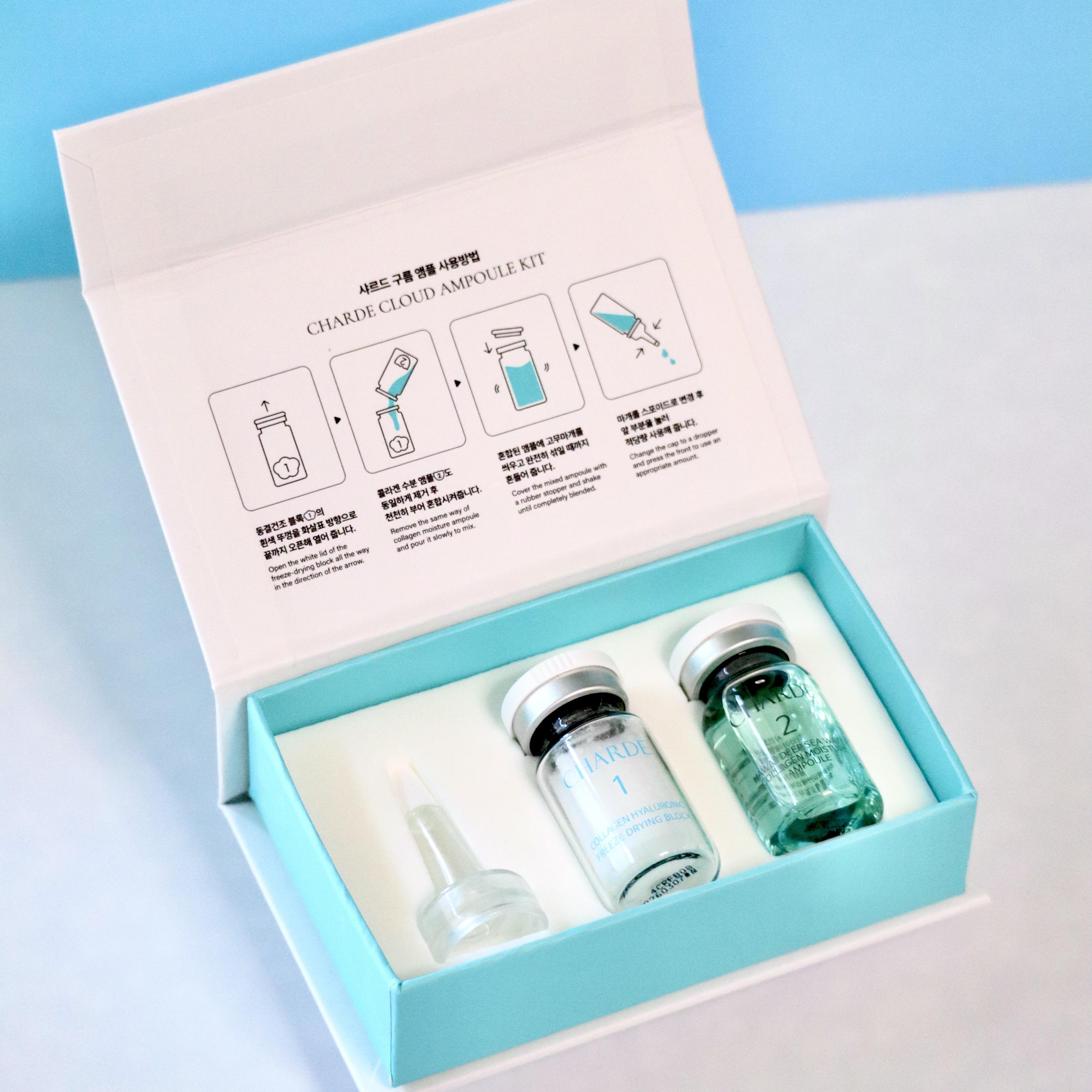 クラウドアンプル 1week キット/CHARDE/美容液を使ったクチコミ（3枚目）