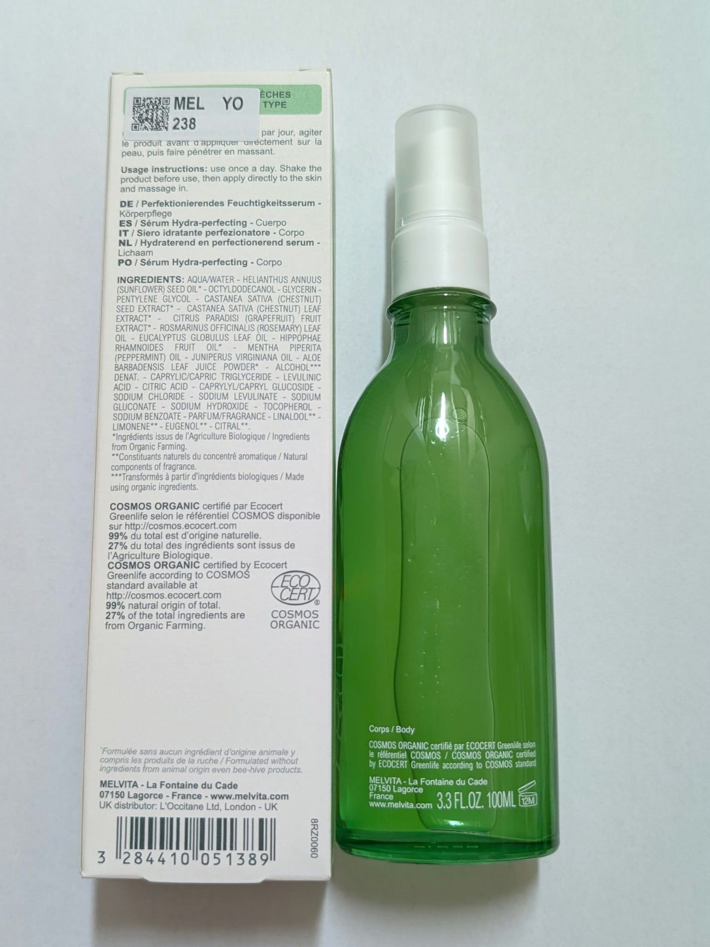 ロルベジタル ハイドレーティング ボディセラム/Melvita/ボディオイルを使ったクチコミ(5枚目)