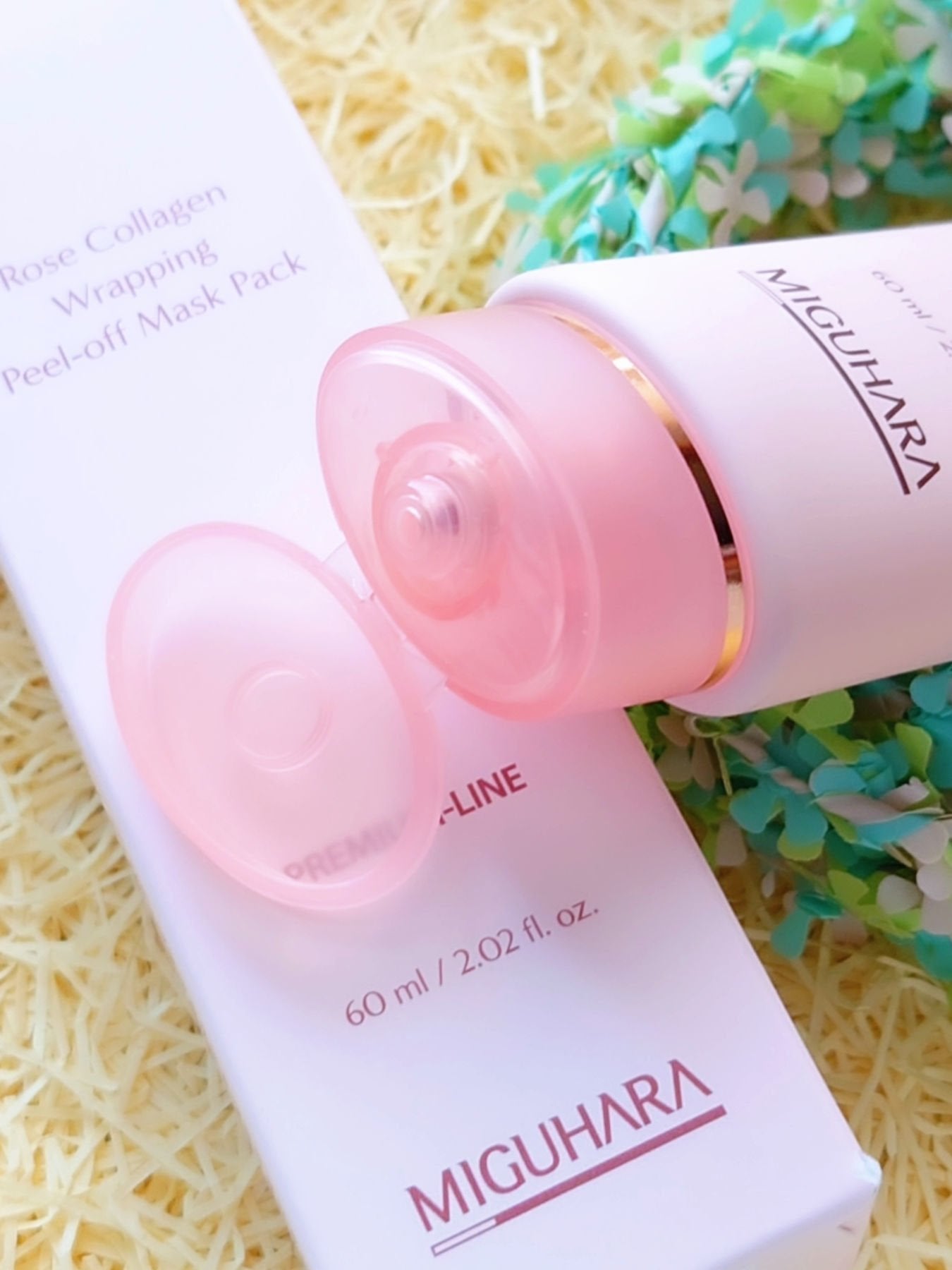 ローズコラーゲンラッピングピールオフマスクパック/MIGUHARA/洗い流すパック・マスクを使ったクチコミ(2枚目)