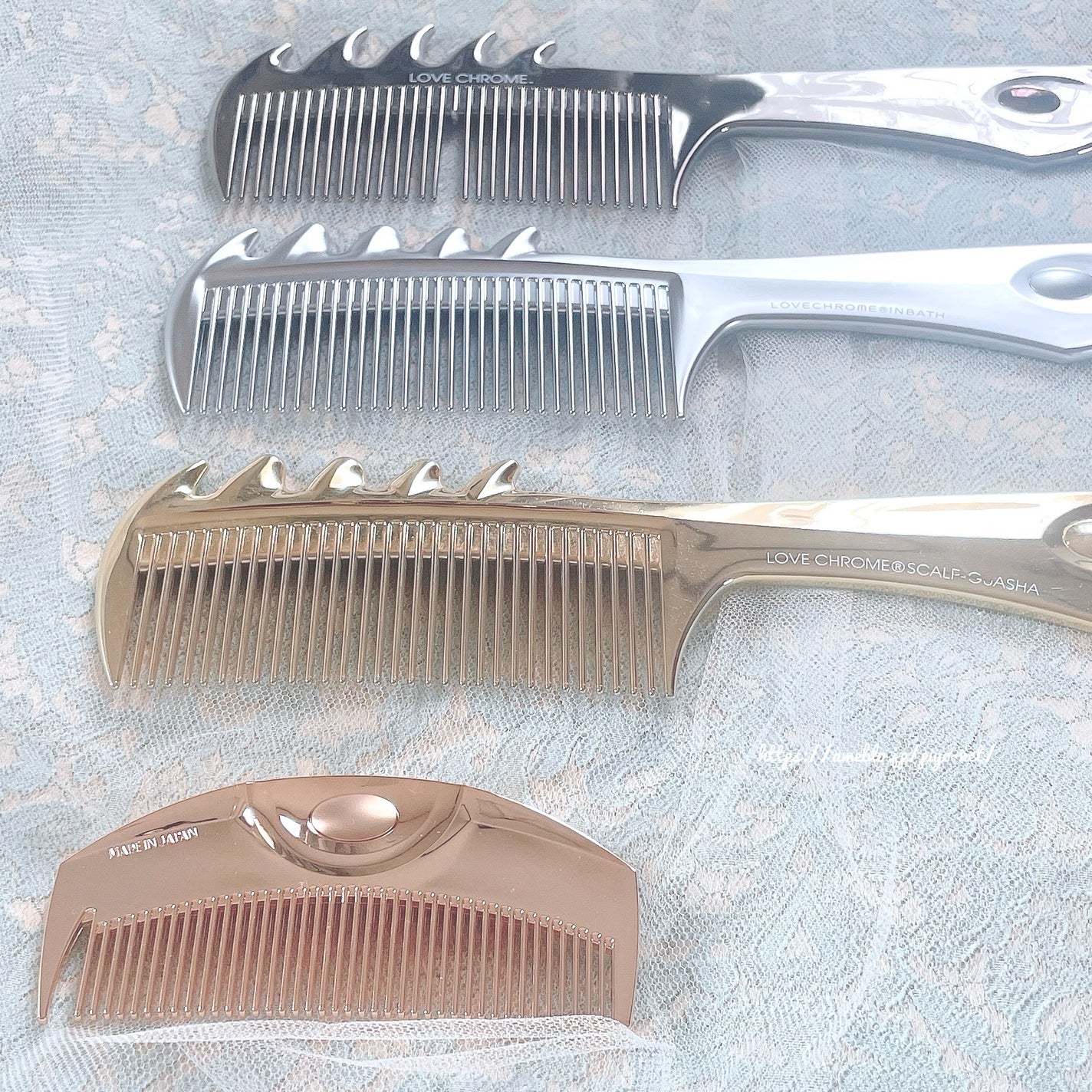 PG NAMI PREMIUM BLACK/LOVECHROME/ヘアコームを使ったクチコミ(2枚目)