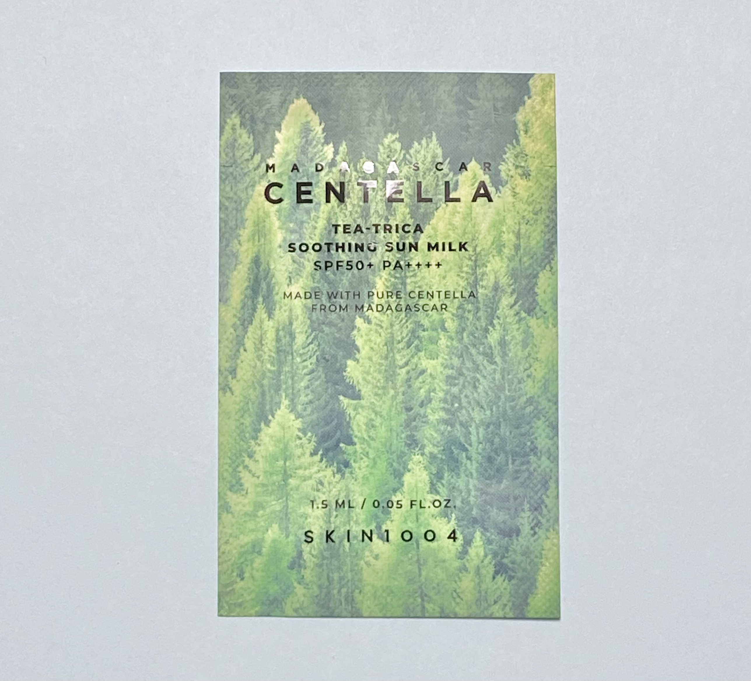 ティーツリカ スージング サンミルク/SKIN1004/日焼け止めミルクを使ったクチコミ（1枚目）