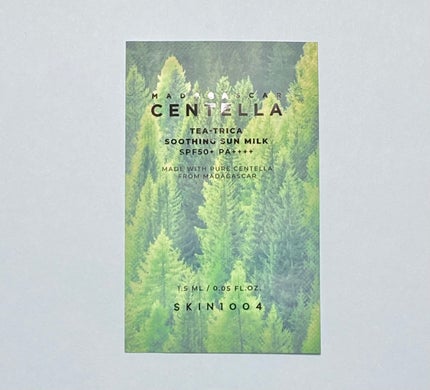 ティーツリカ スージング サンミルク/SKIN1004/日焼け止めミルクを使ったクチコミ(1枚目)