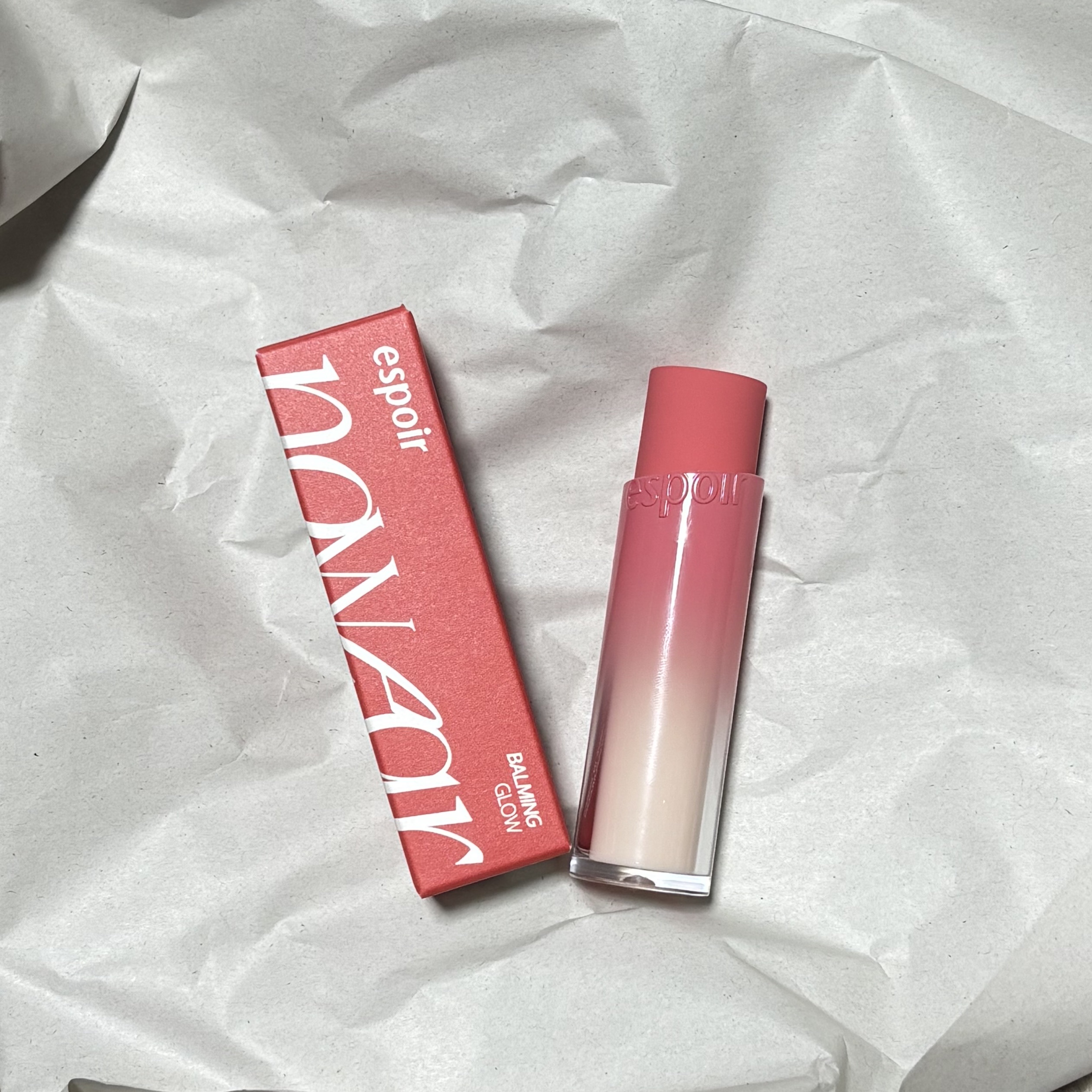 ノーウェアリップスティック バーミンググロー/espoir/口紅を使ったクチコミ（1枚目）