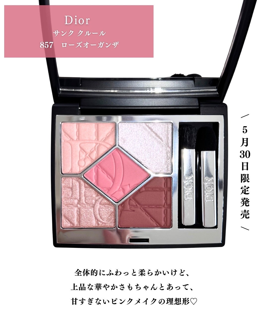 ディオールショウ サンク クルール(限定品)/Dior/アイシャドウを使ったクチコミ(2枚目)