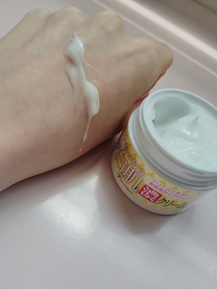 金のプラセンタもっちり白肌濃クリーム/ホワイトラベル/フェイスクリームを使ったクチコミ(5枚目)