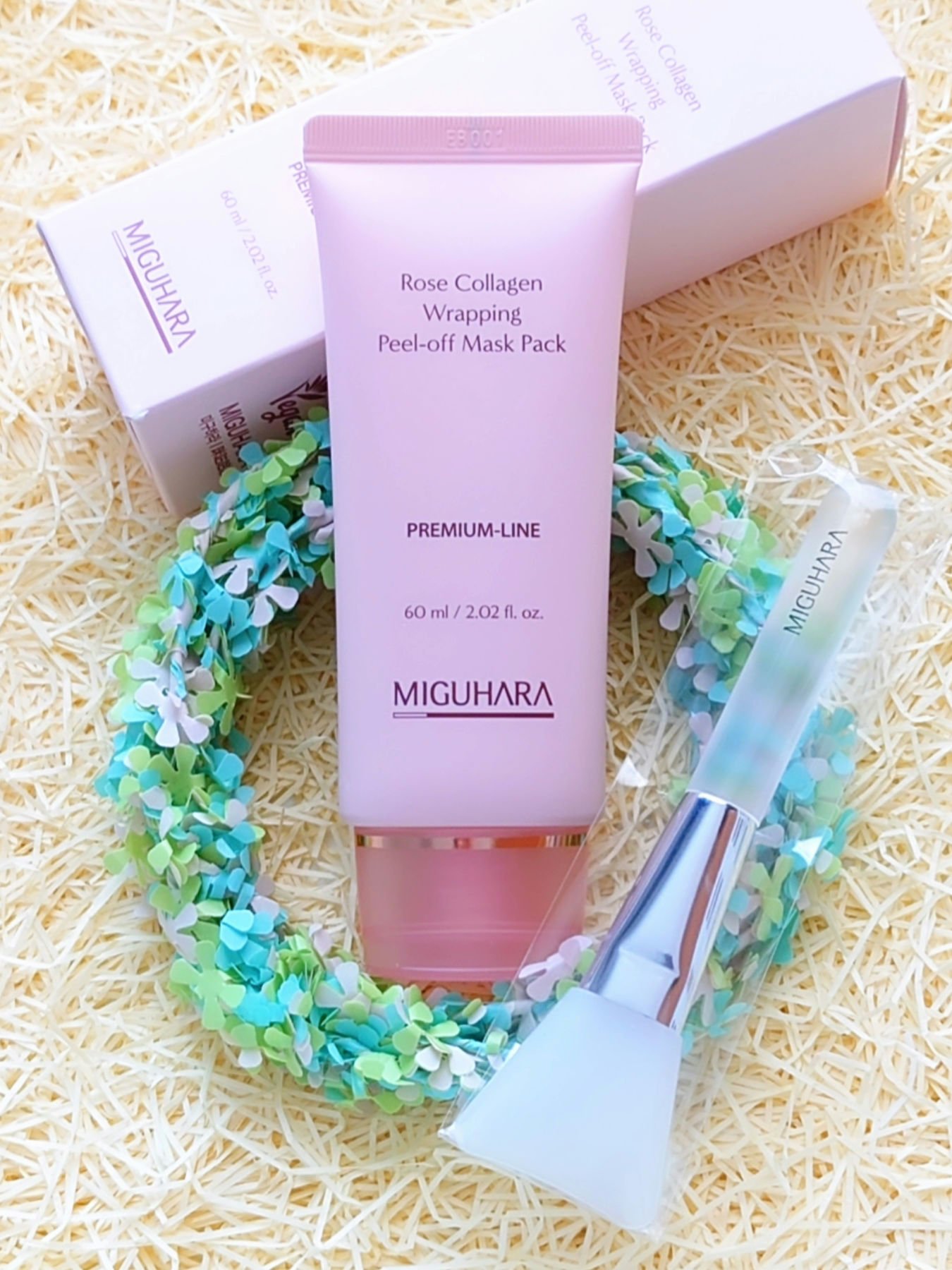 ローズコラーゲンラッピングピールオフマスクパック/MIGUHARA/洗い流すパック・マスクを使ったクチコミ（1枚目）
