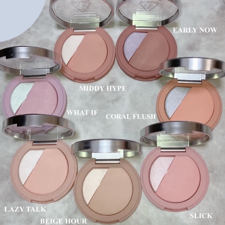 3CE ブラッシュライター/3CE/パウダーチークを使ったクチコミ（3枚目）