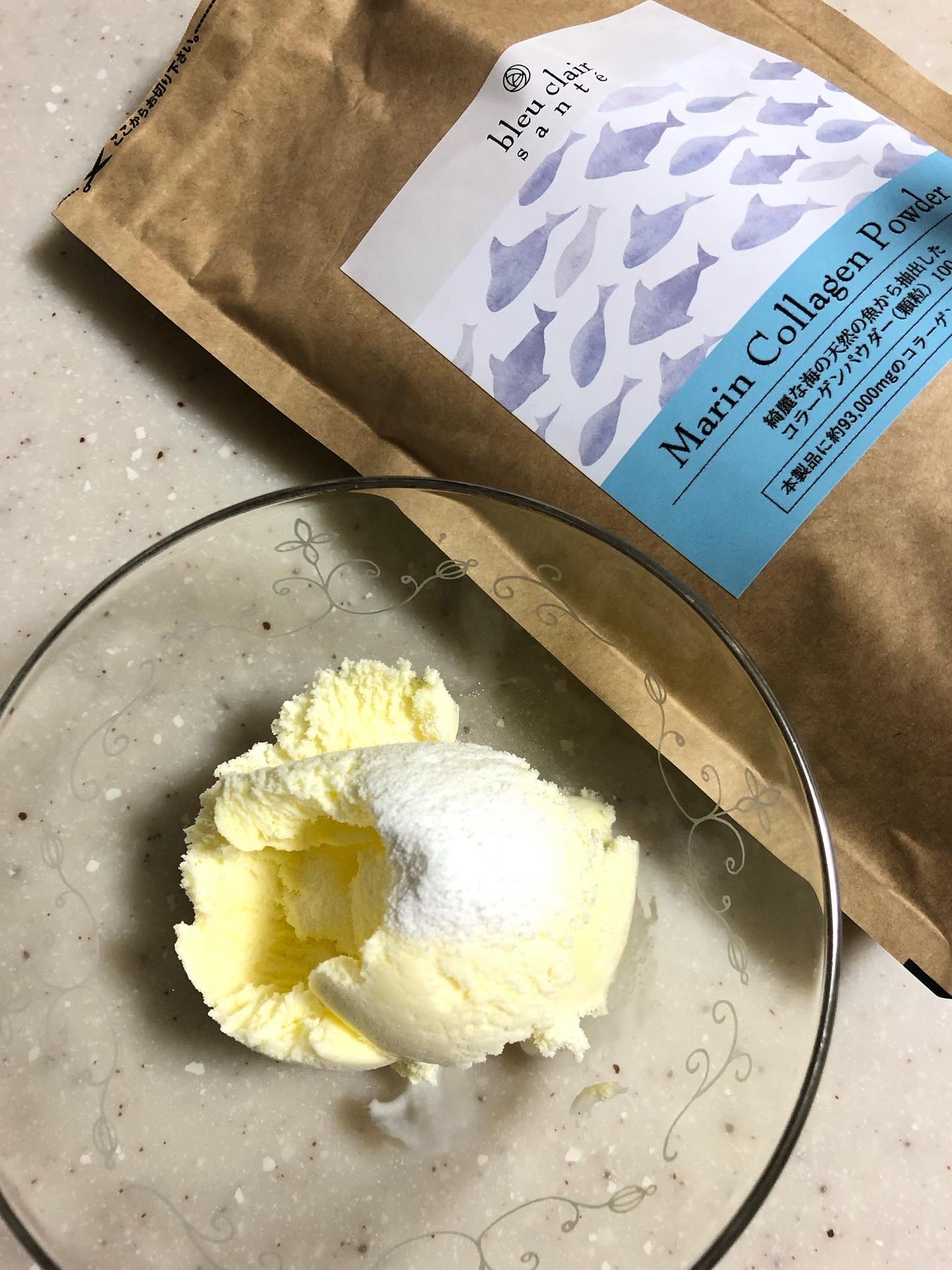マリンコラーゲンパウダー93000mg/ブルークレールサンテ/美容サプリメントを使ったクチコミ(4枚目)