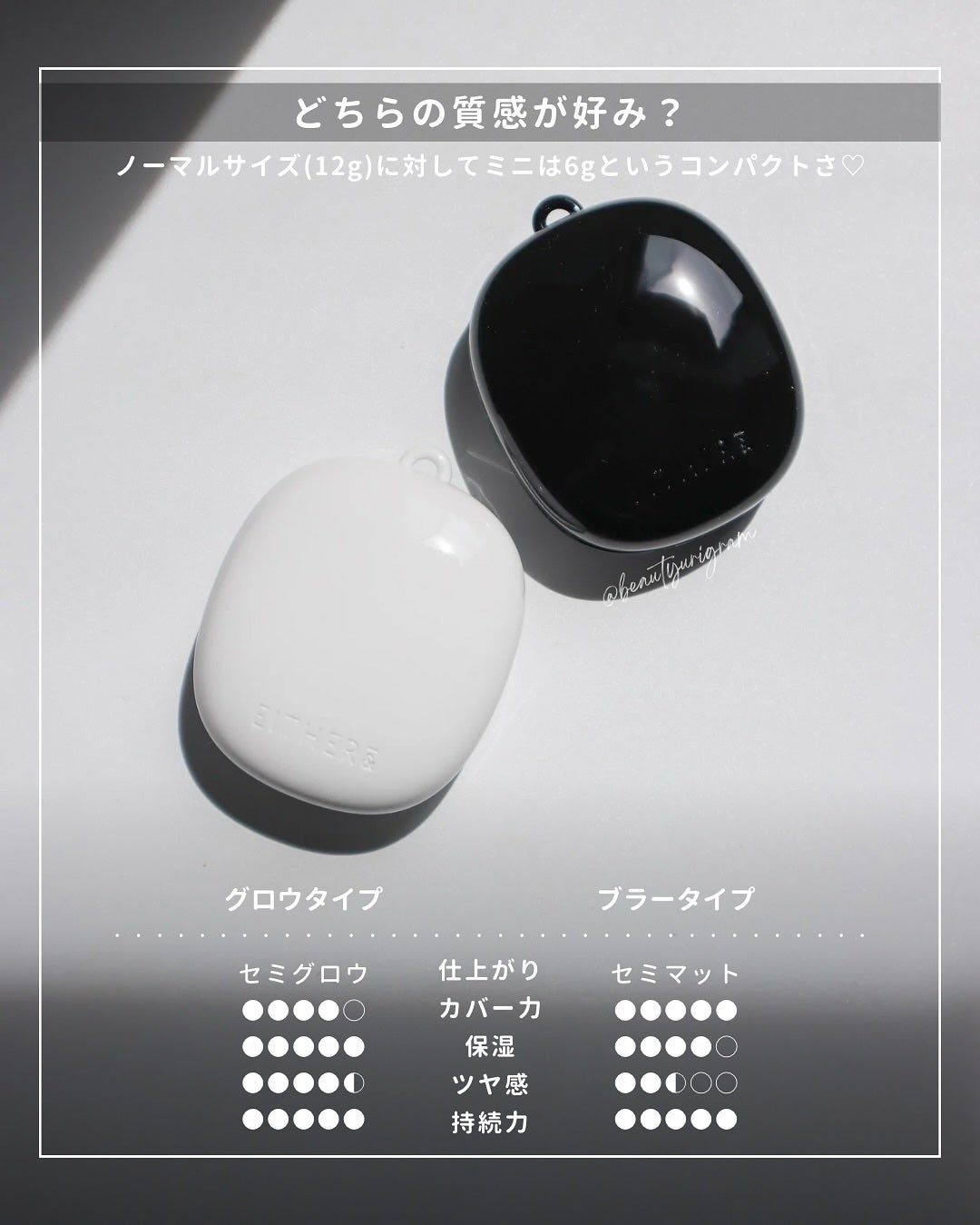 プベルグロウクッション ミニ/EITHER&/クッションファンデーションを使ったクチコミ(5枚目)