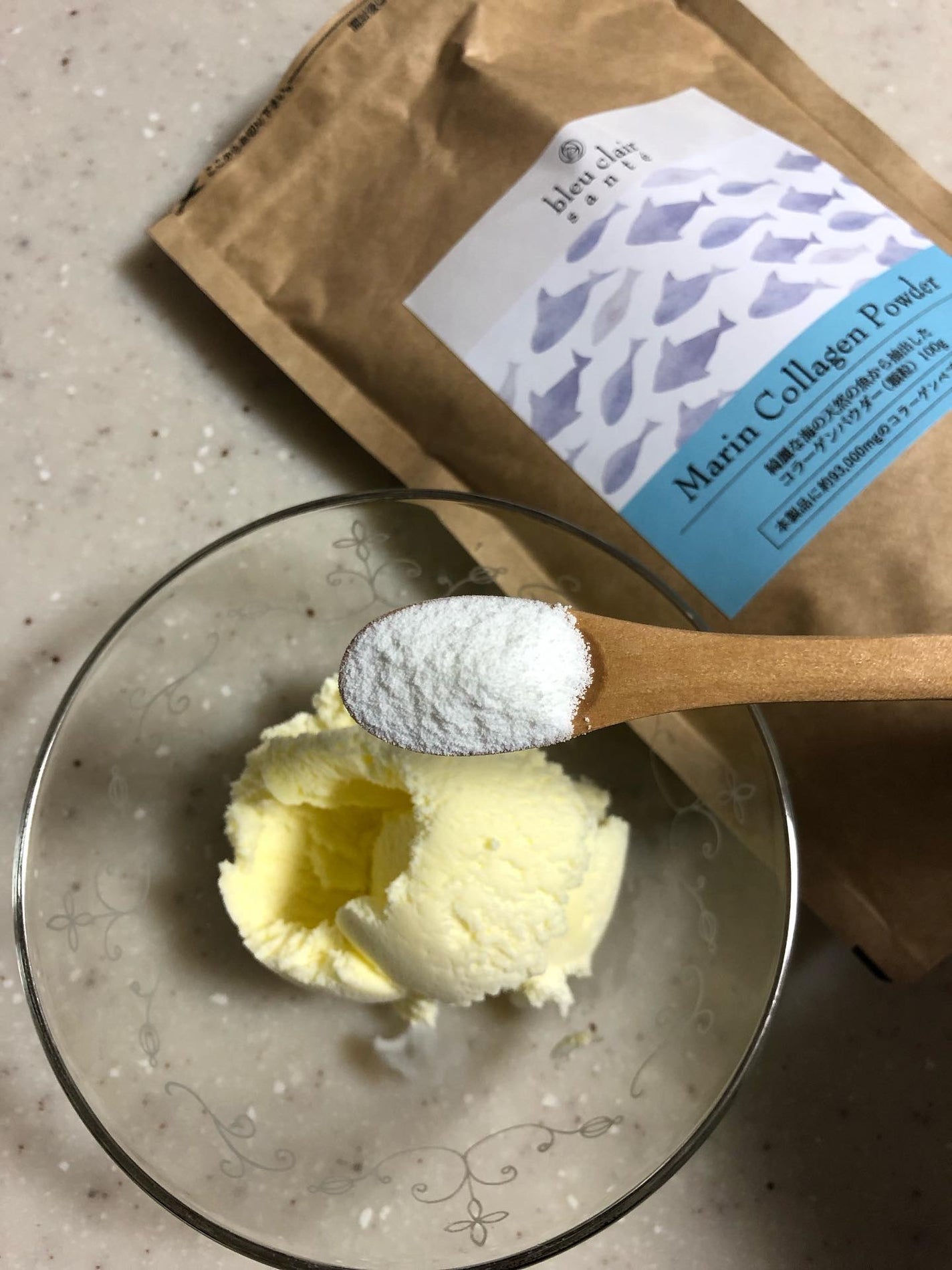 マリンコラーゲンパウダー93000mg/ブルークレールサンテ/美容サプリメントを使ったクチコミ(3枚目)