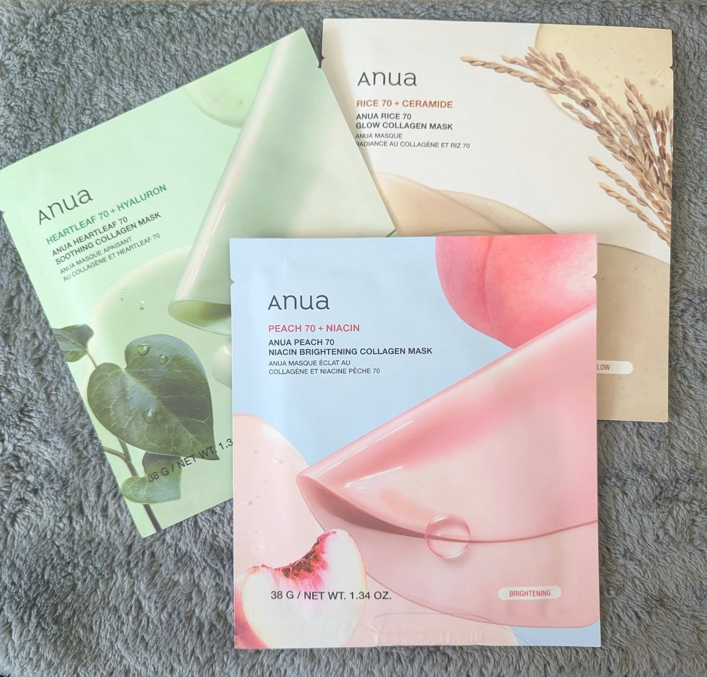 桃70ナイアシンコラーゲンフェイスパック/Anua/シートマスク・パックを使ったクチコミ(1枚目)