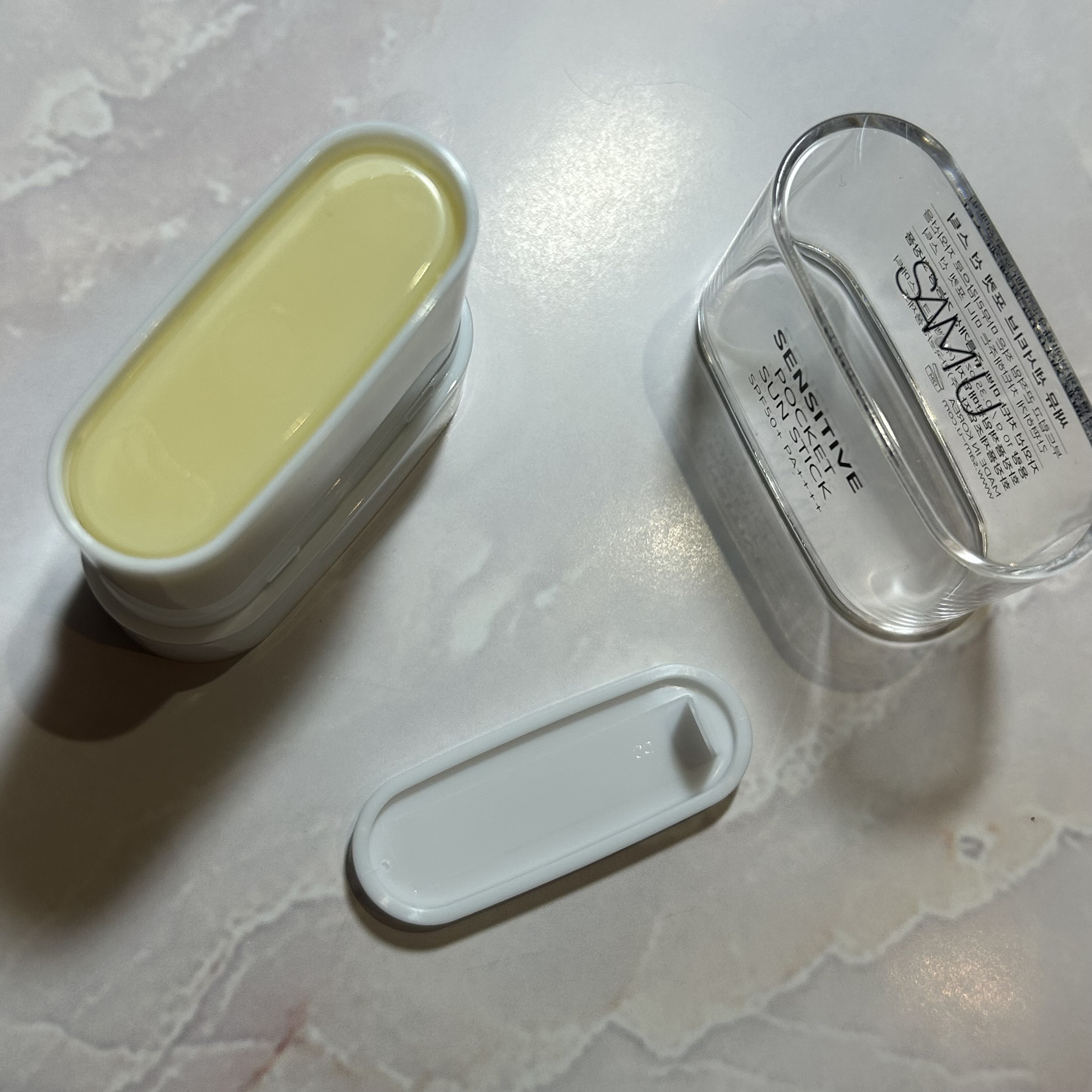 センシティブポケットサンスティック/SAM'U/日焼け止めスティックを使ったクチコミ（2枚目）