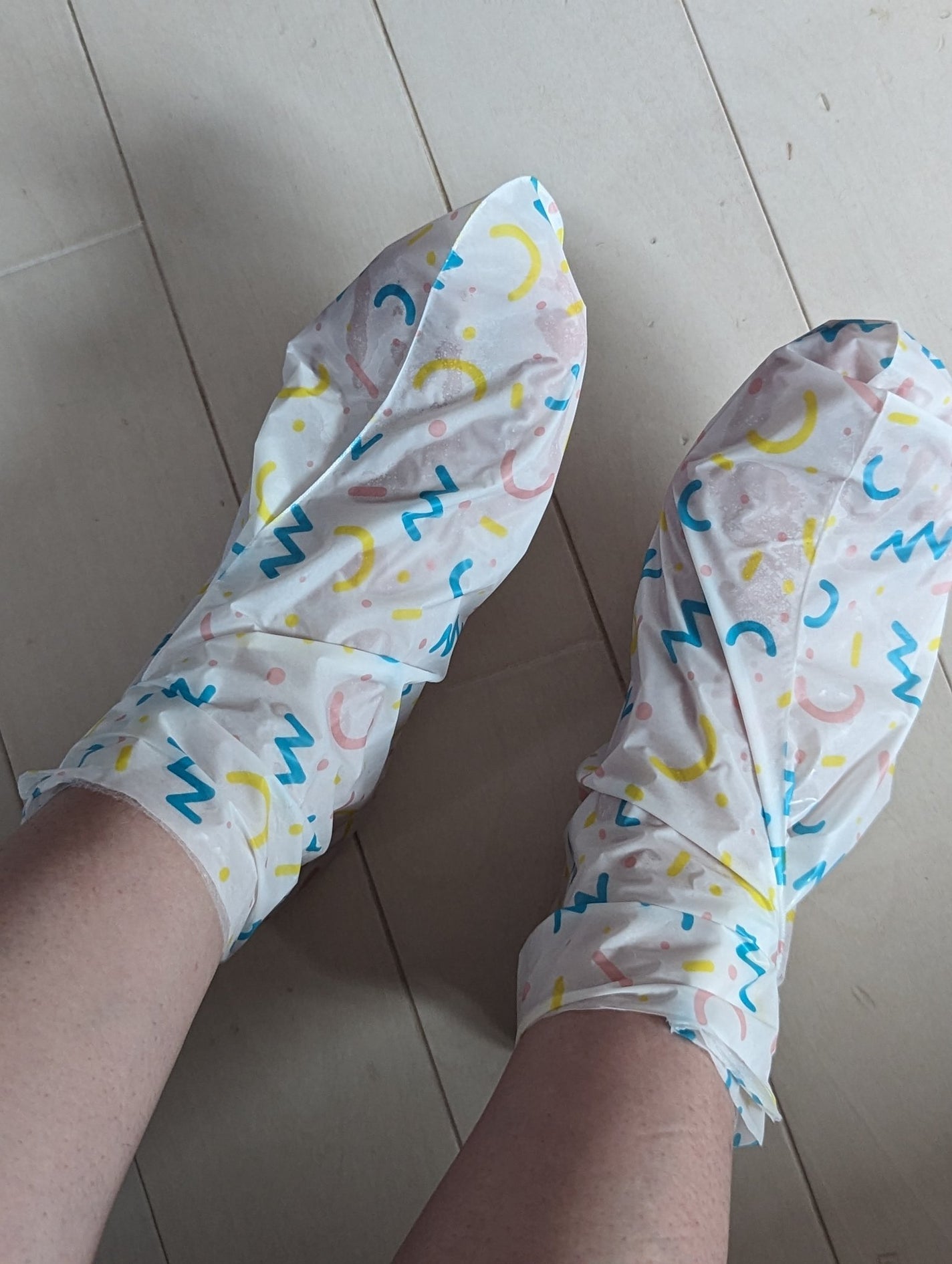 シルキーココナッツオイルフットマスク /MADFORCOS/レッグ・フットケアを使ったクチコミ(5枚目)