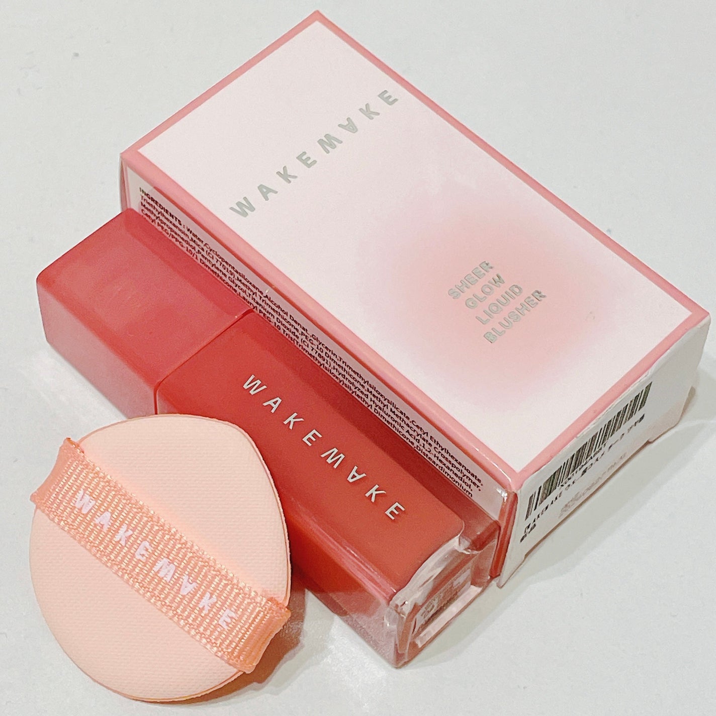 シアーグロウリキッドブラッシャー/wakemake/リキッドチークを使ったクチコミ(4枚目)