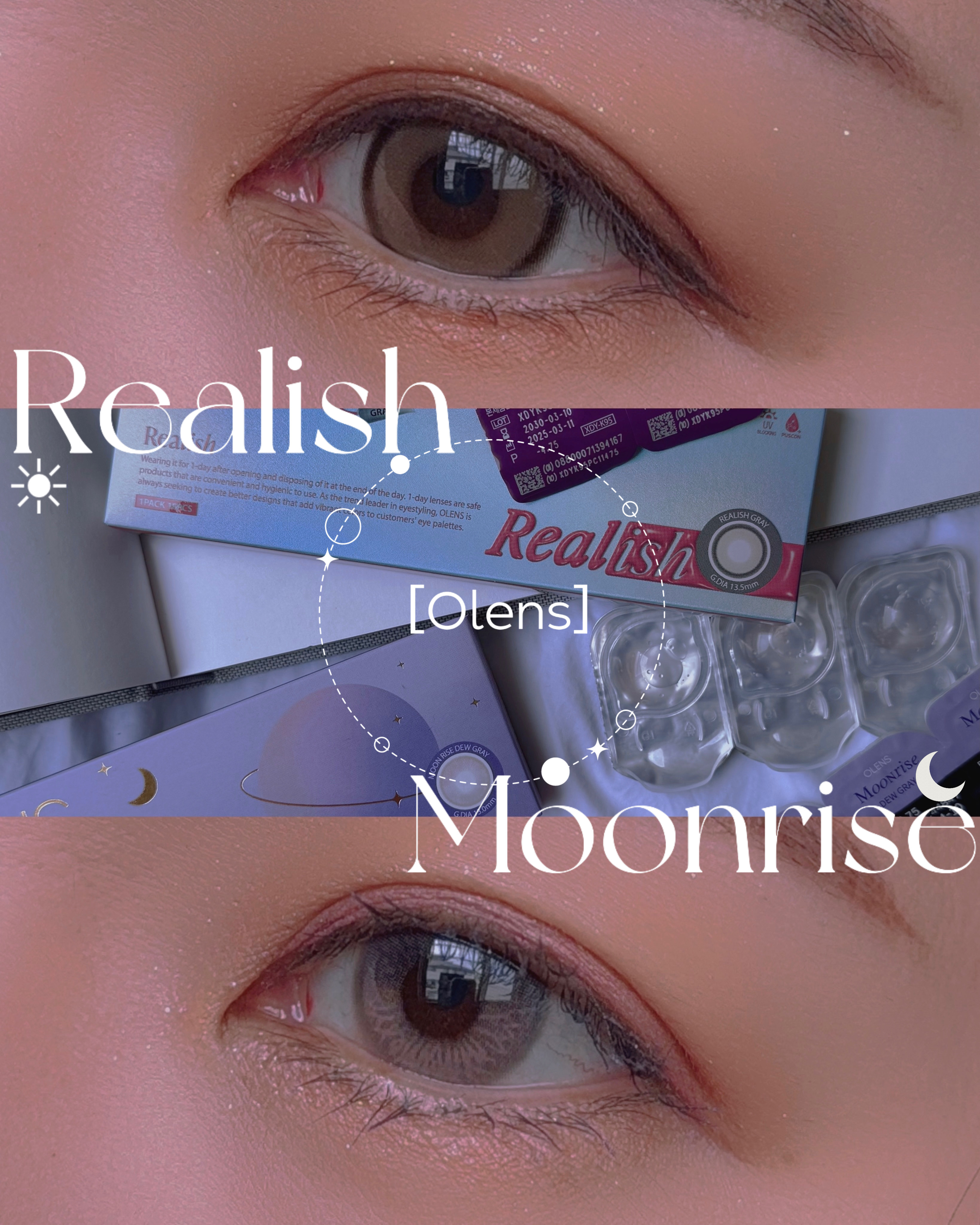 Realish 1day/OLENS/ワンデー（１DAY）カラコンを使ったクチコミ（2枚目）