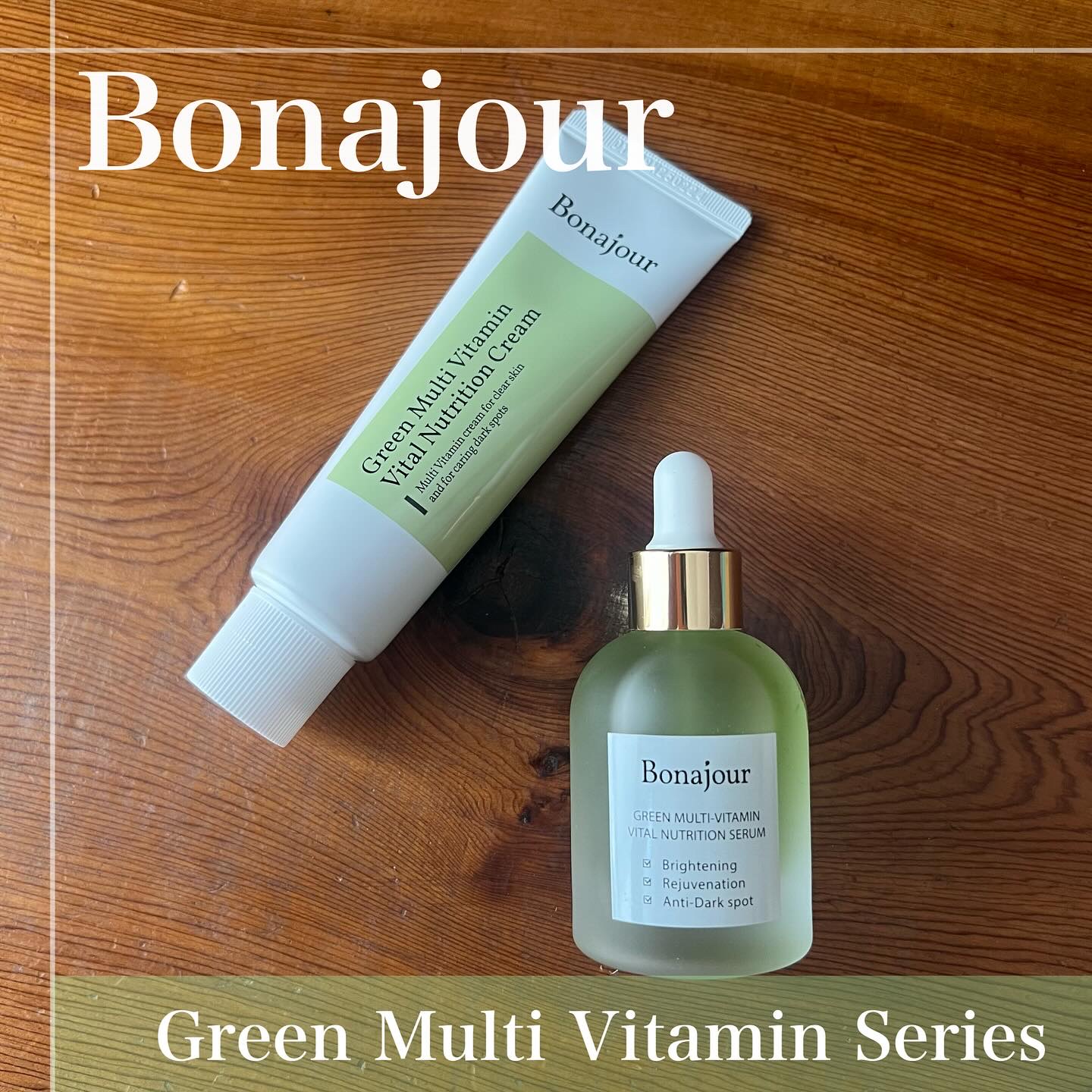 グリーンビタミンセラム/Bonajour/美容液を使ったクチコミ（1枚目）