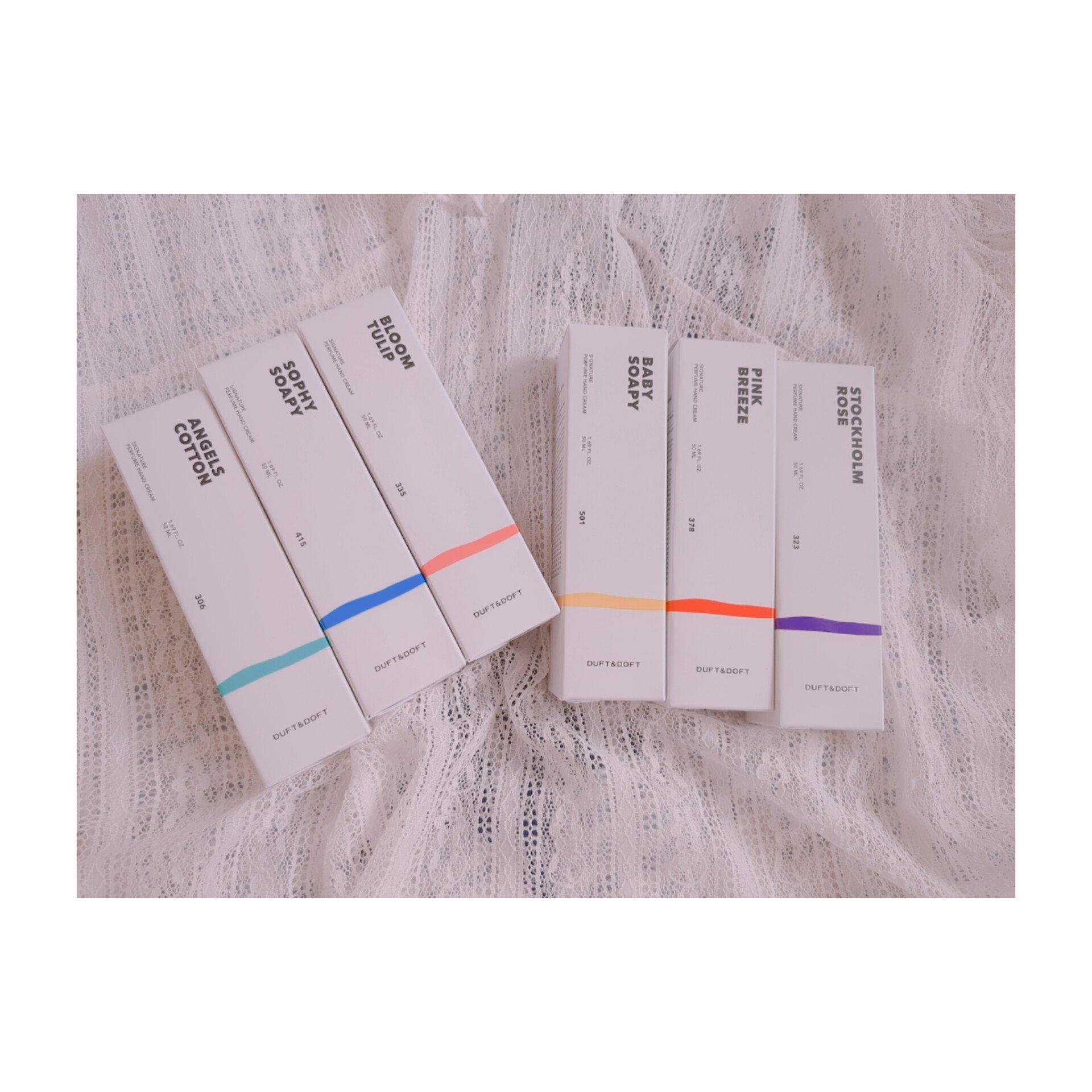 シグネチャーパフュームハンドクリームミニチュアギフトセット/DUFT&DOFT/ハンドクリームを使ったクチコミ（1枚目）