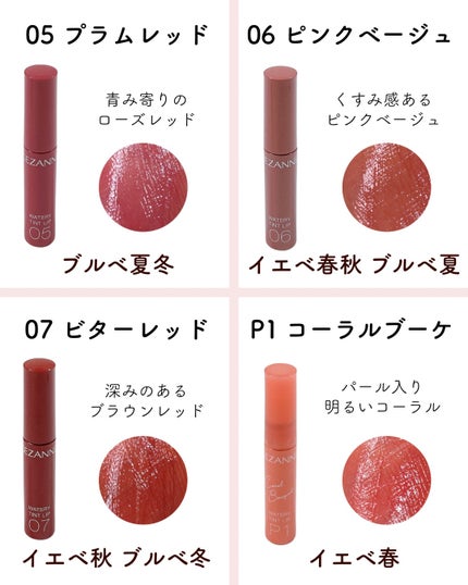 ウォータリーティントリップ/CEZANNE/リップティントを使ったクチコミ(4枚目)