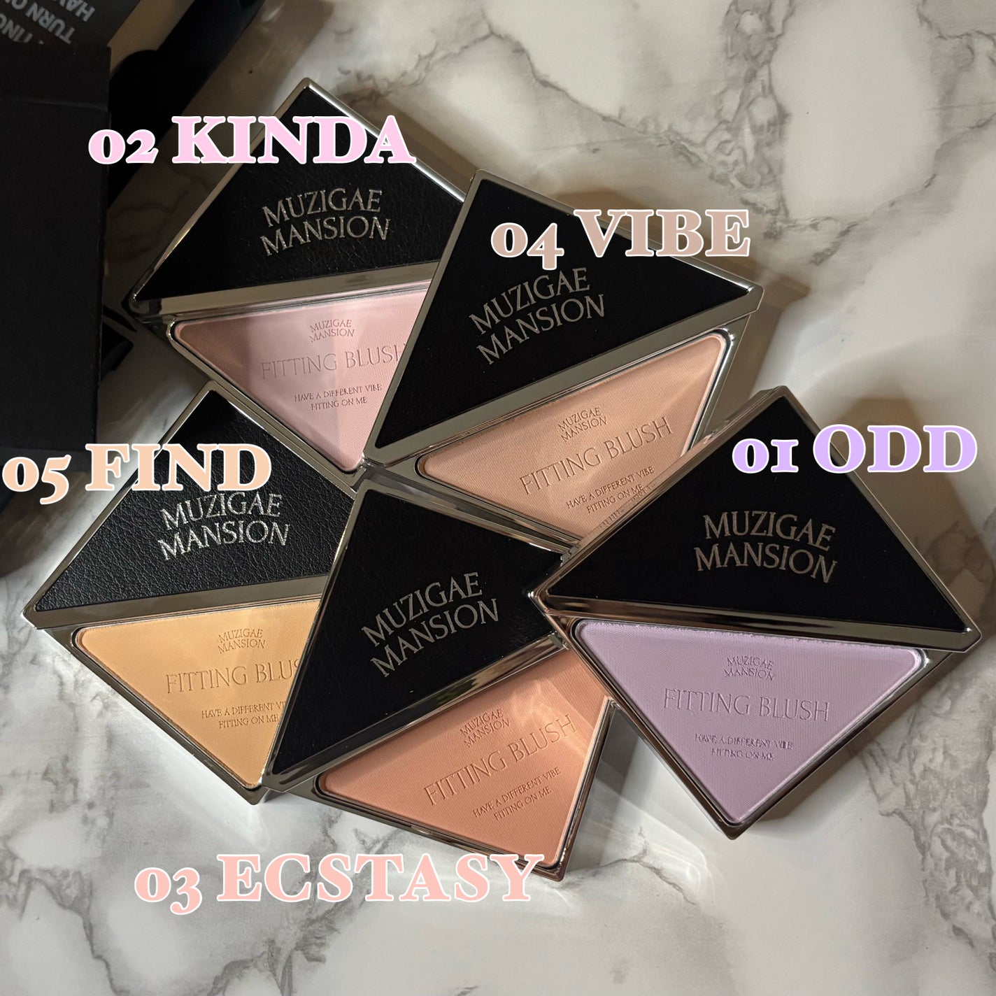 フィッティングブラッシュ/MUZIGAE MANSION/パウダーチークを使ったクチコミ(2枚目)