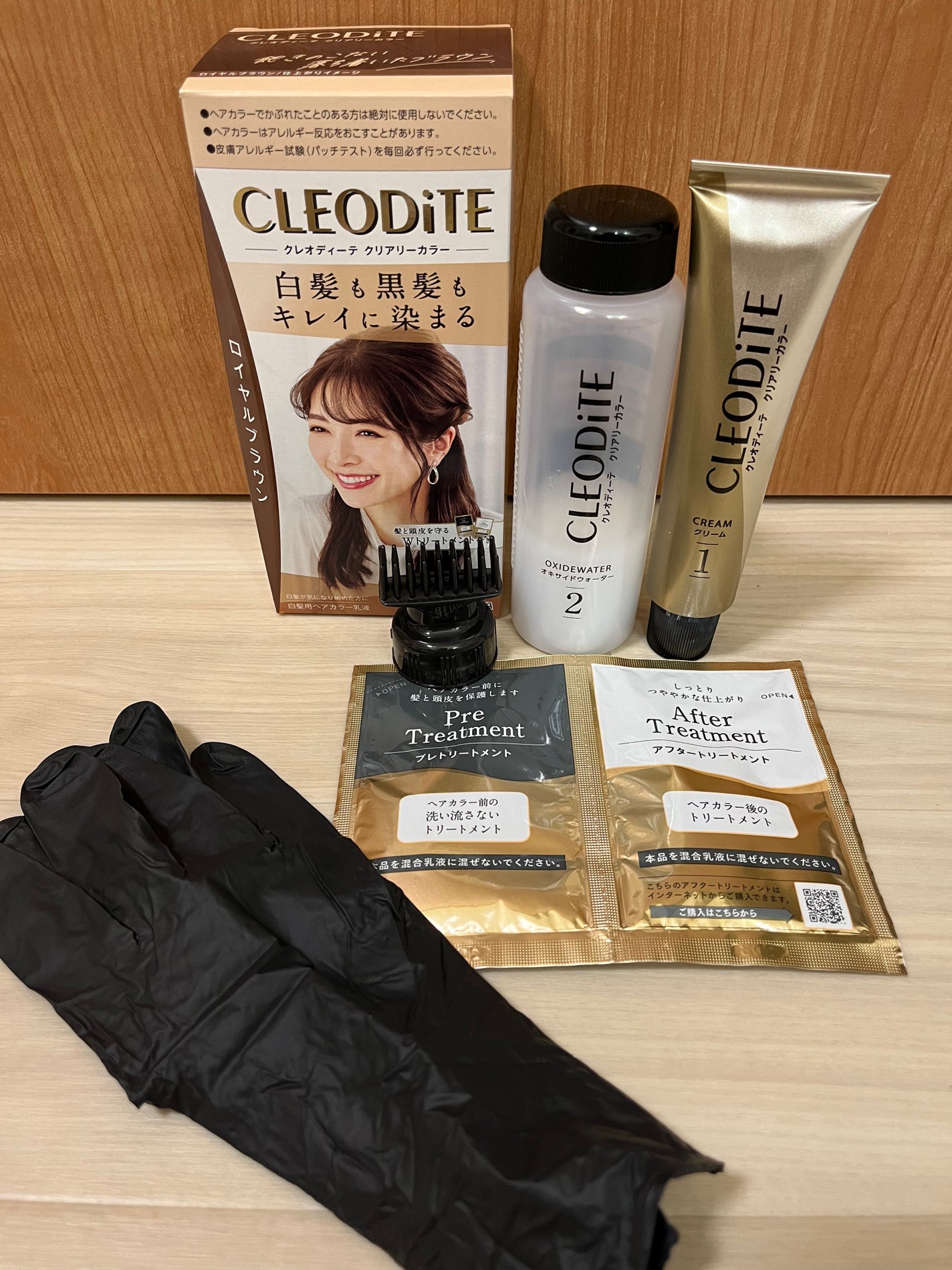 クリアリーカラー (白髪用) /クレオディーテ/ヘアカラーを使ったクチコミ(2枚目)