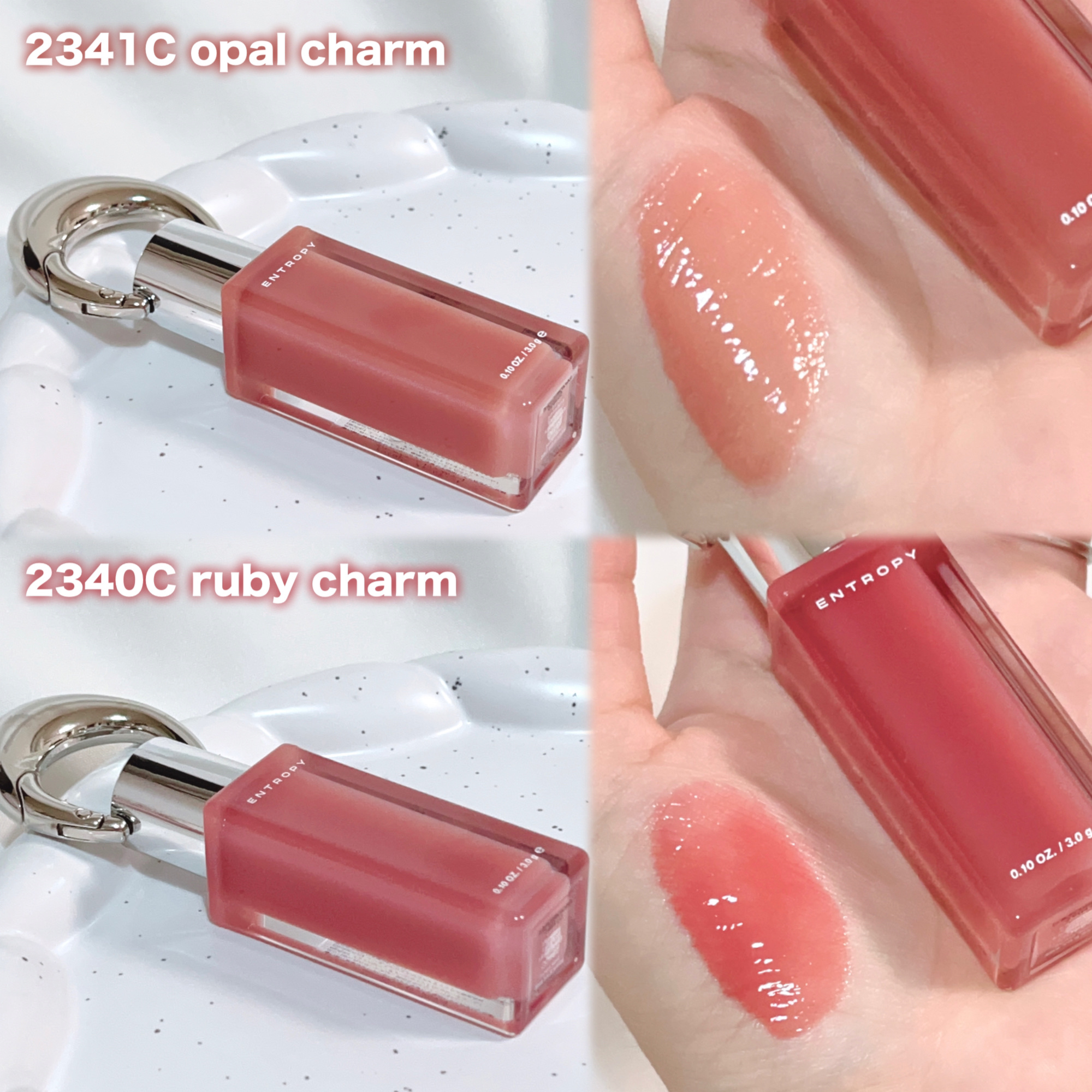 エントロピー チャームティント グロッシージェル/ENTROPY/リップティントを使ったクチコミ（3枚目）