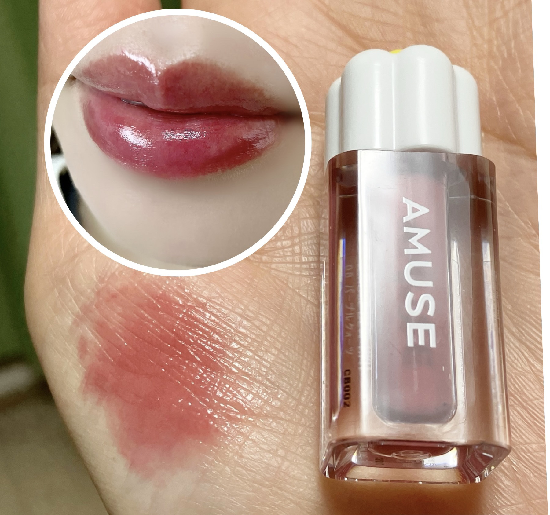 デューティント 08 パープルクォーツ/AMUSE/リップティントを使ったクチコミ（2枚目）