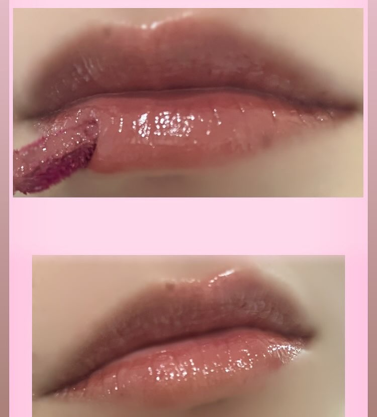 ウォーターグローリップティント 03 ロージーローズ（Rosy Rose）/INGA/リップティントを使ったクチコミ（2枚目）