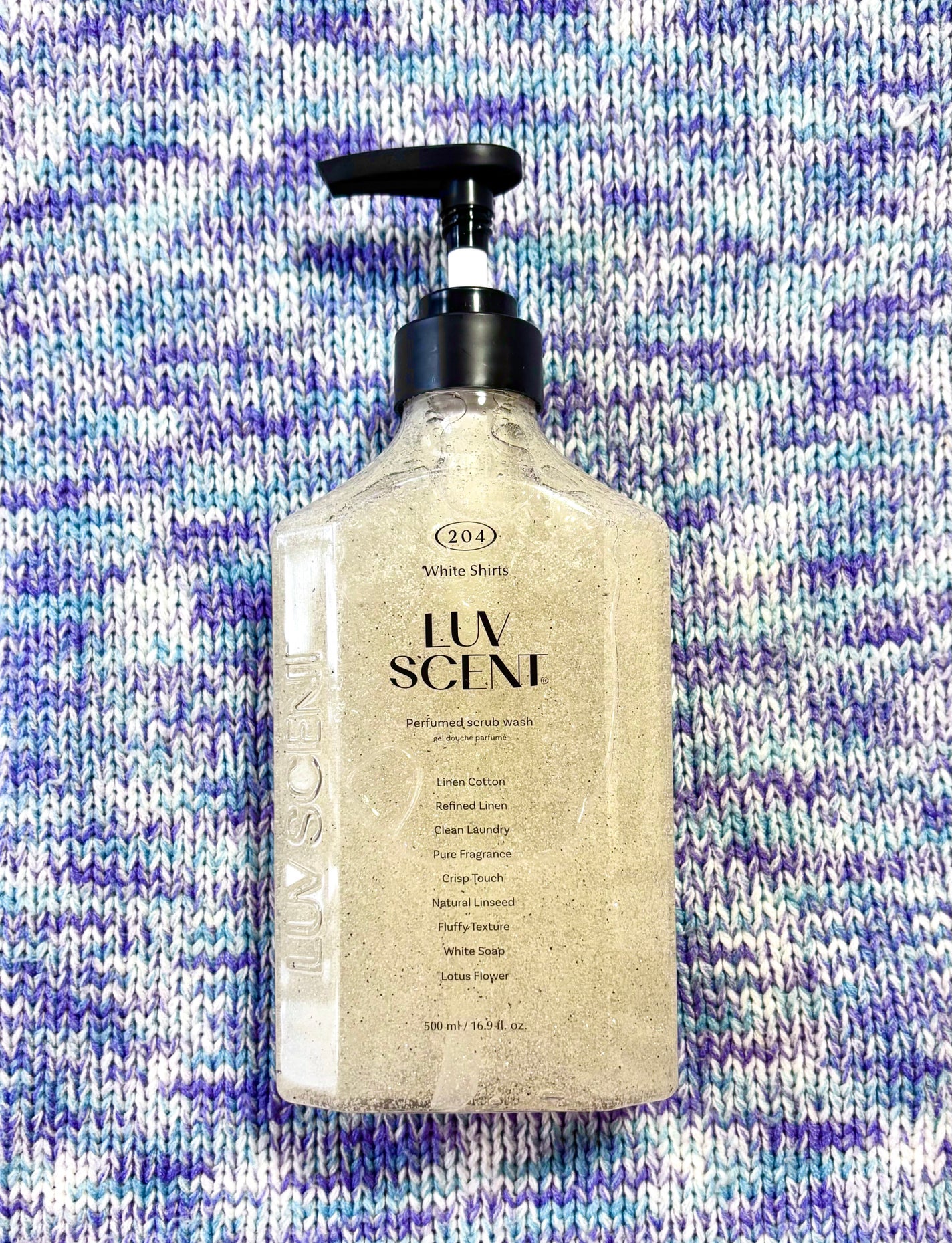 スクラブボディウォッシュ ホワイトシャツ リネンコットン/LUV SCENT/ボディスクラブを使ったクチコミ(2枚目)