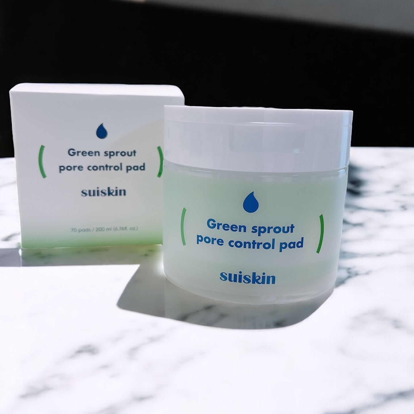 若芽ポアコントロール部分パック/suiskin/トナーパッドを使ったクチコミ（1枚目）