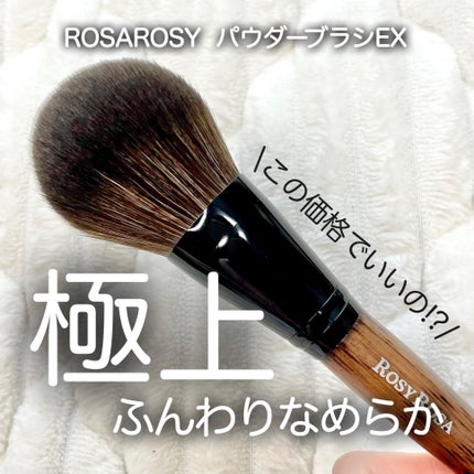 パウダーブラシEX/ロージーローザ/メイクブラシを使ったクチコミ(1枚目)