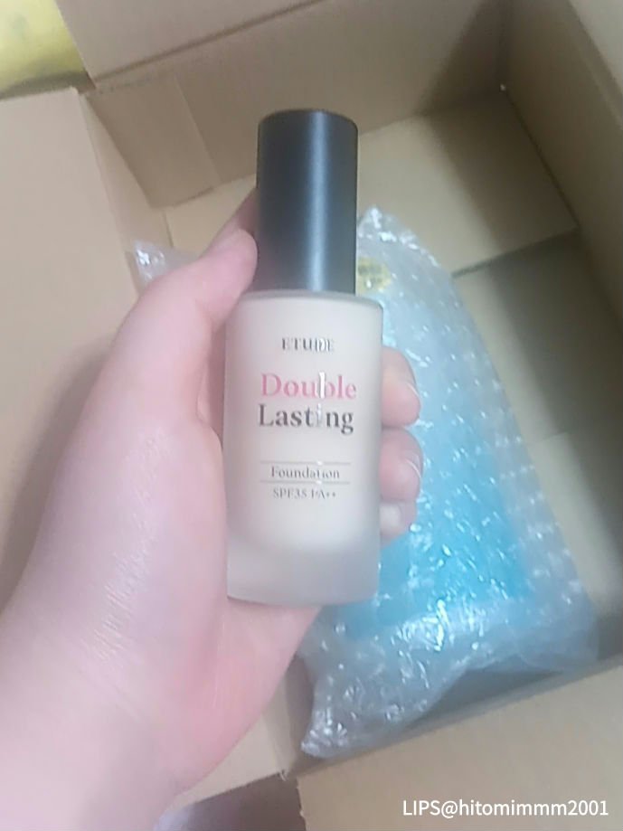 ダブルラスティング ファンデーション/ETUDE/リキッドファンデーションを使ったクチコミ（3枚目）