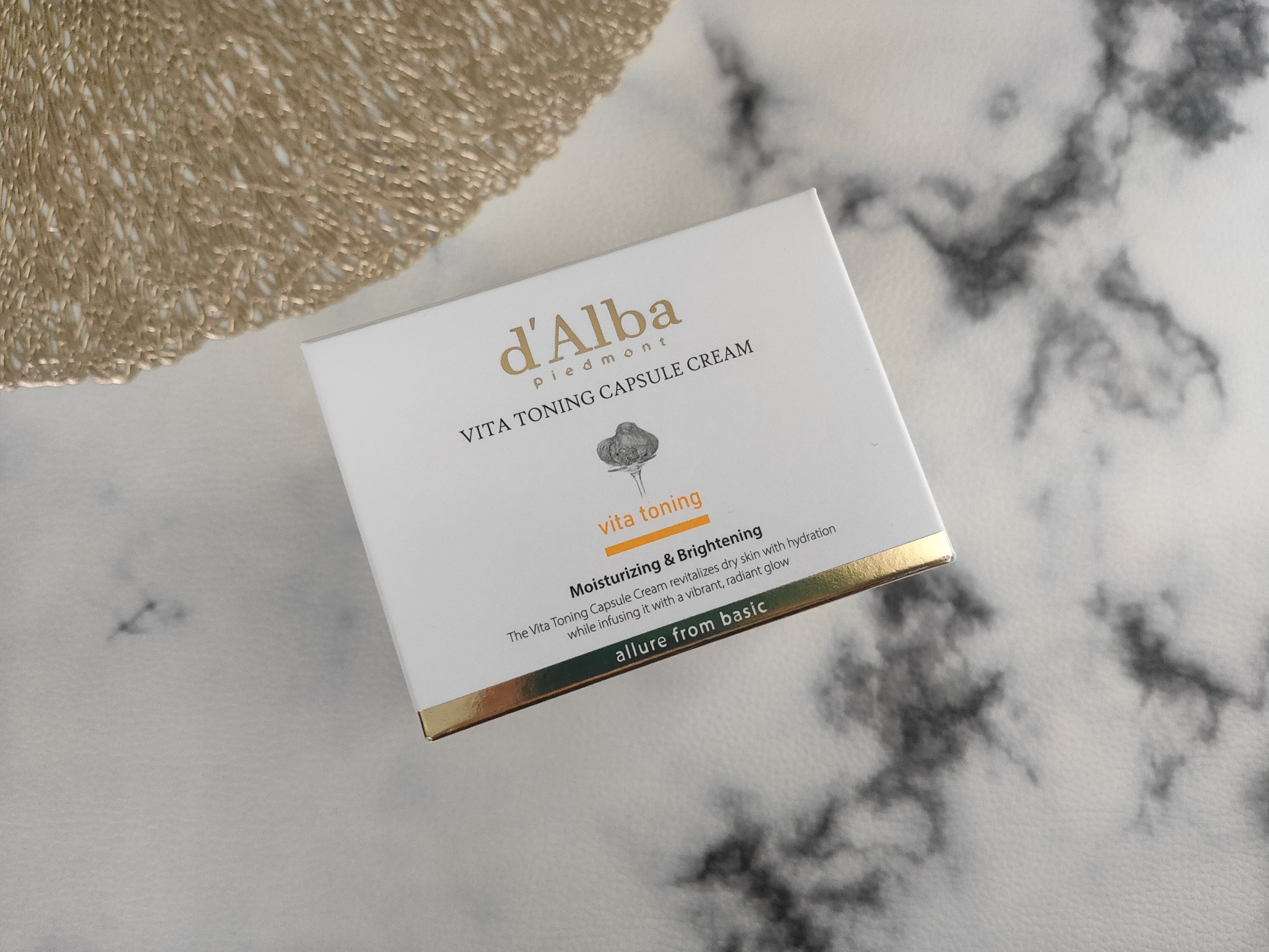 ビタトーニングカプセルクリーム/ダルバ/フェイスクリームを使ったクチコミ（1枚目）