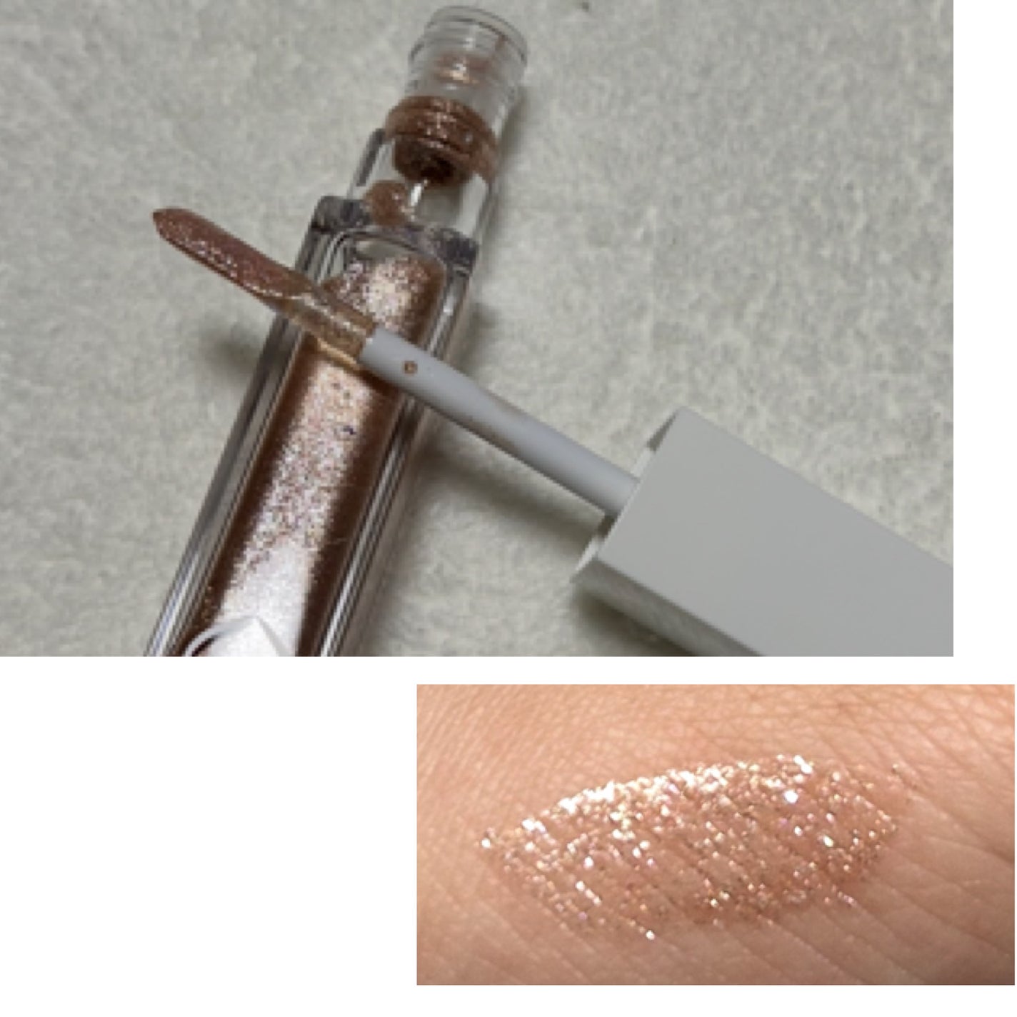 アイドルプリズムグリッター/chee shu/グリッターを使ったクチコミ(2枚目)