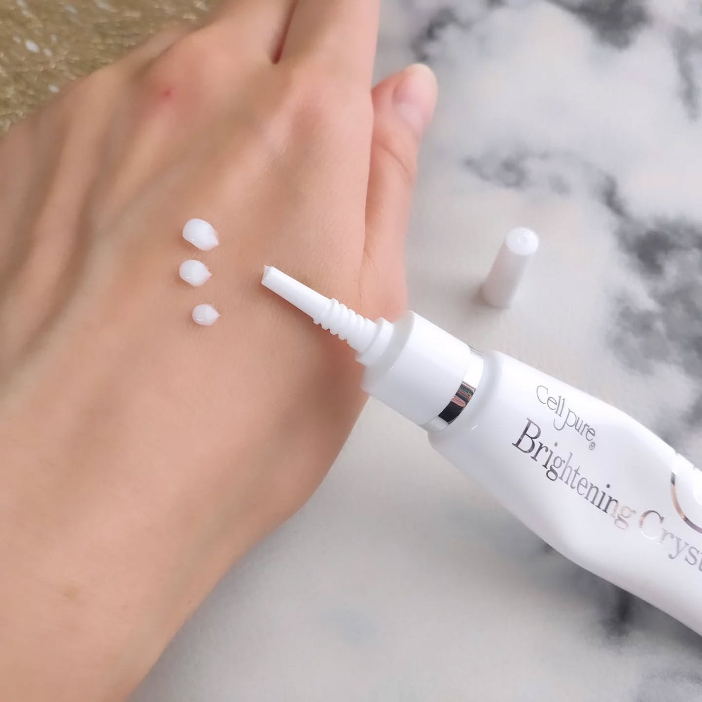 Brightning Crystal/セルピュア/フェイスクリームを使ったクチコミ(5枚目)