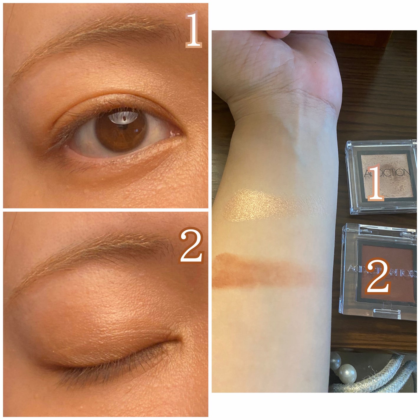 アディクション ザ アイシャドウ パール/ADDICTION/単色アイシャドウを使ったクチコミ(2枚目)
