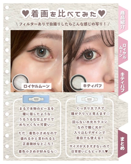 mimi charme 1day/mimi charme/ワンデー(1DAY)カラコンを使ったクチコミ(5枚目)