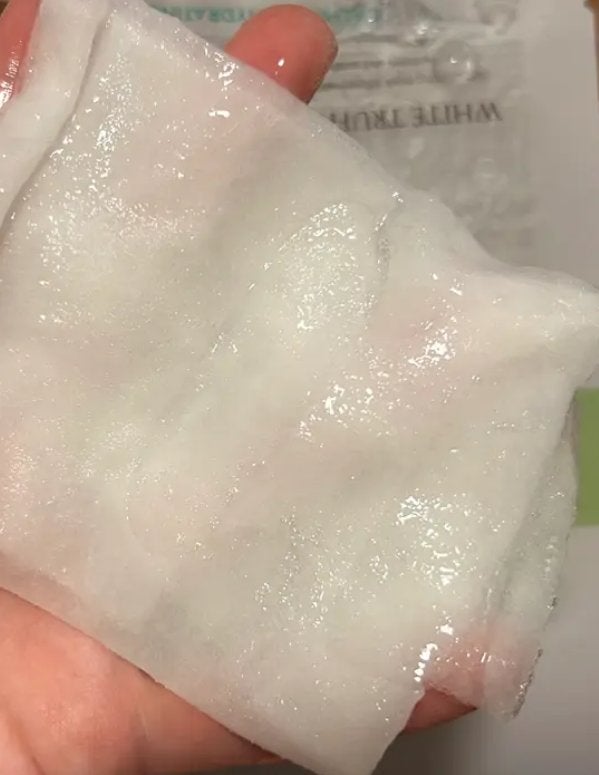 ホワイトトリュフダブルマスクパック(鎮静/保湿) /ダルバ/シートマスク・パックを使ったクチコミ(3枚目)