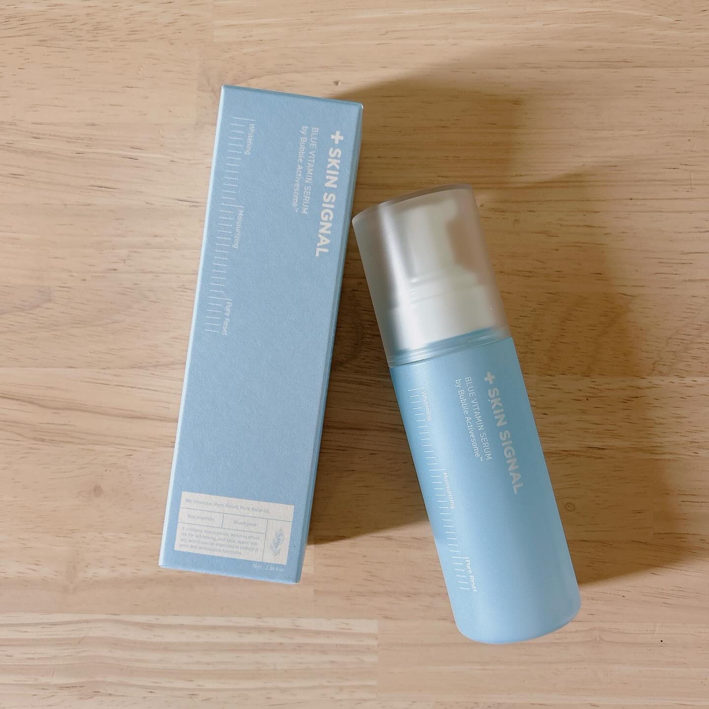 ブルービタミン バブルセラム エッセンス/SKIN SIGNAL/美容液を使ったクチコミ（2枚目）
