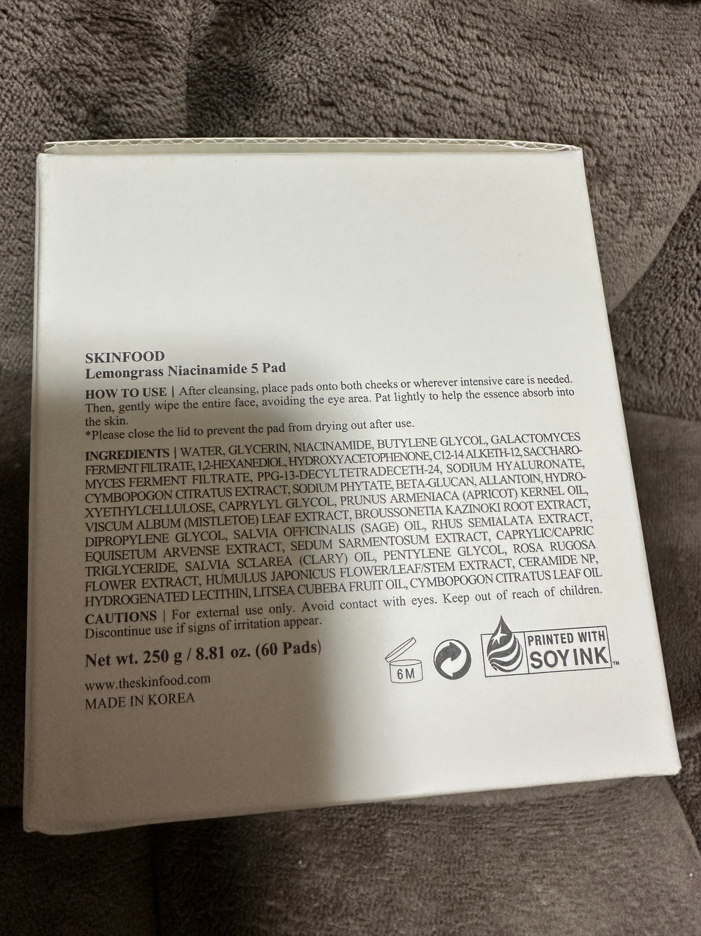 ナイアシンアミド5%パッド/SKINFOOD/その他スキンケアを使ったクチコミ(6枚目)