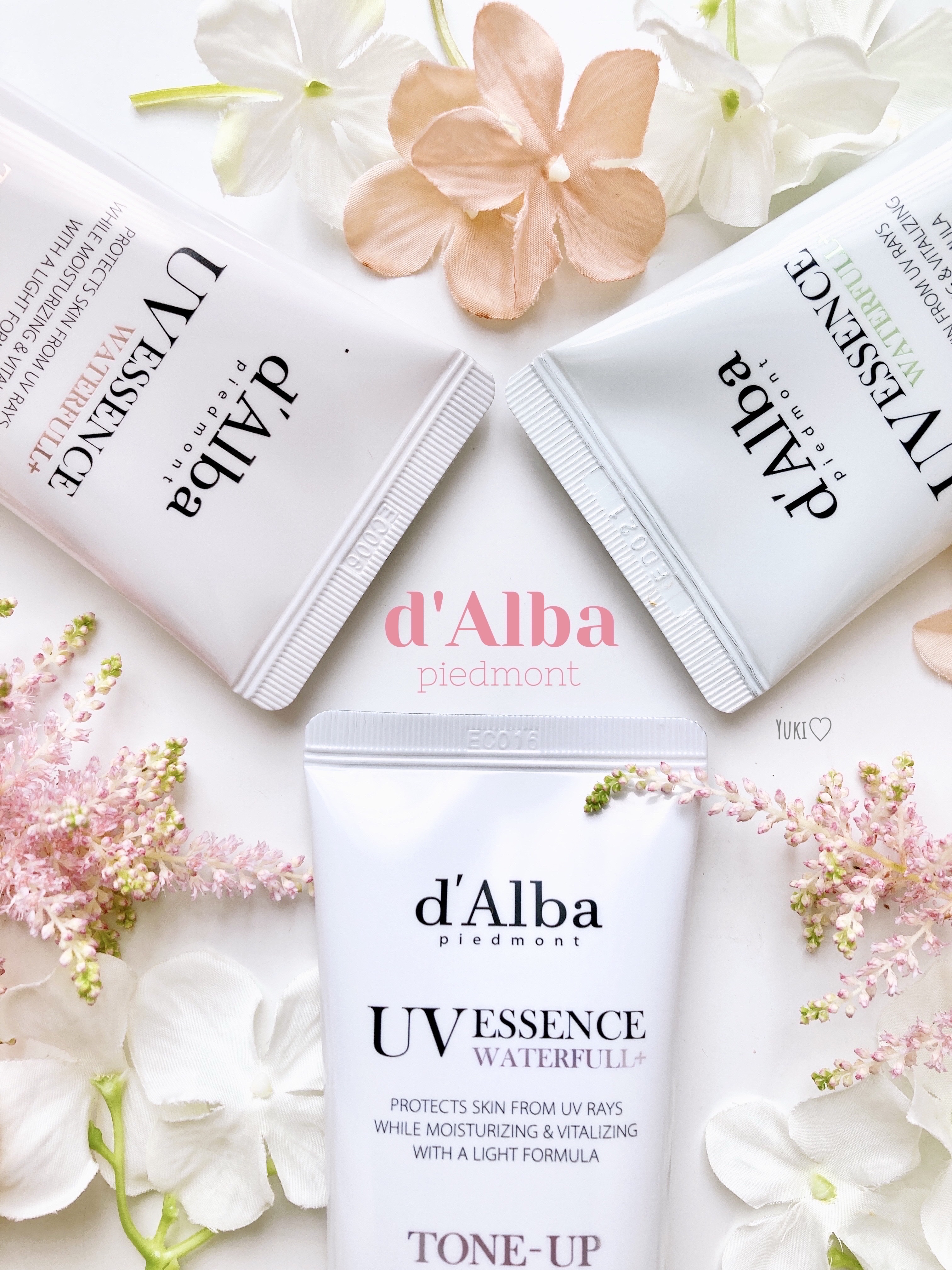 ダルバ ウォータフル トーンアップ サンクリーム(パープル)/ダルバ/日焼け止めクリームを使ったクチコミ（1枚目）