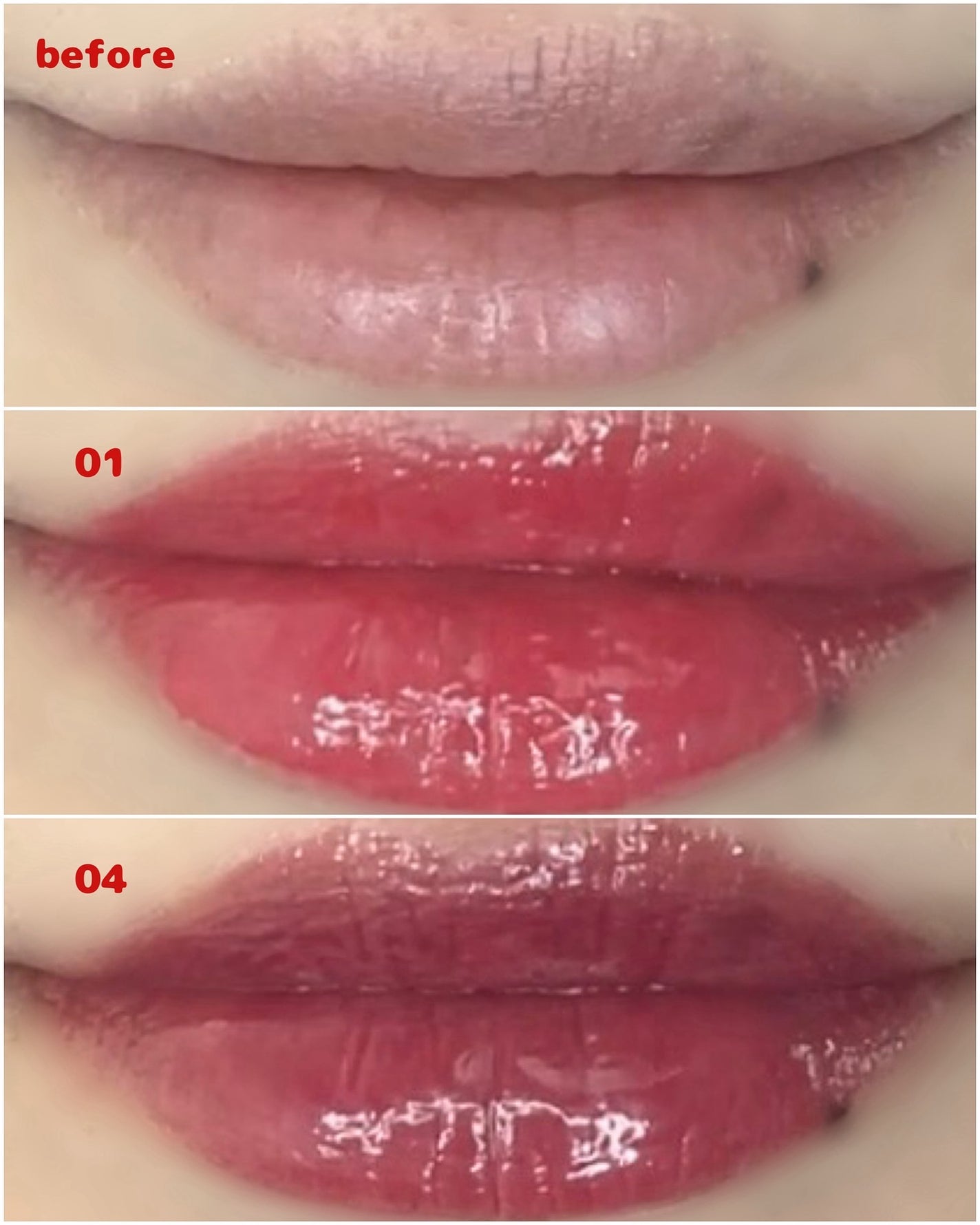 ハートキーリング リップ&チーク/keybo/口紅を使ったクチコミ(7枚目)