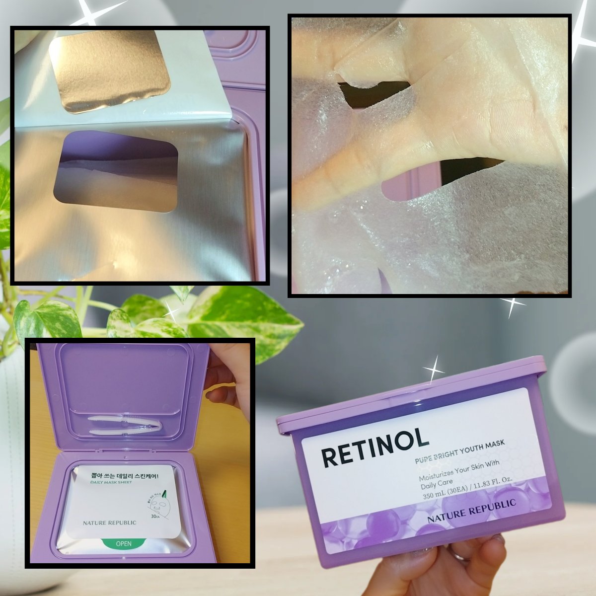 キューブマスク レチノール/ネイチャーリパブリック/シートマスク・パックを使ったクチコミ（3枚目）
