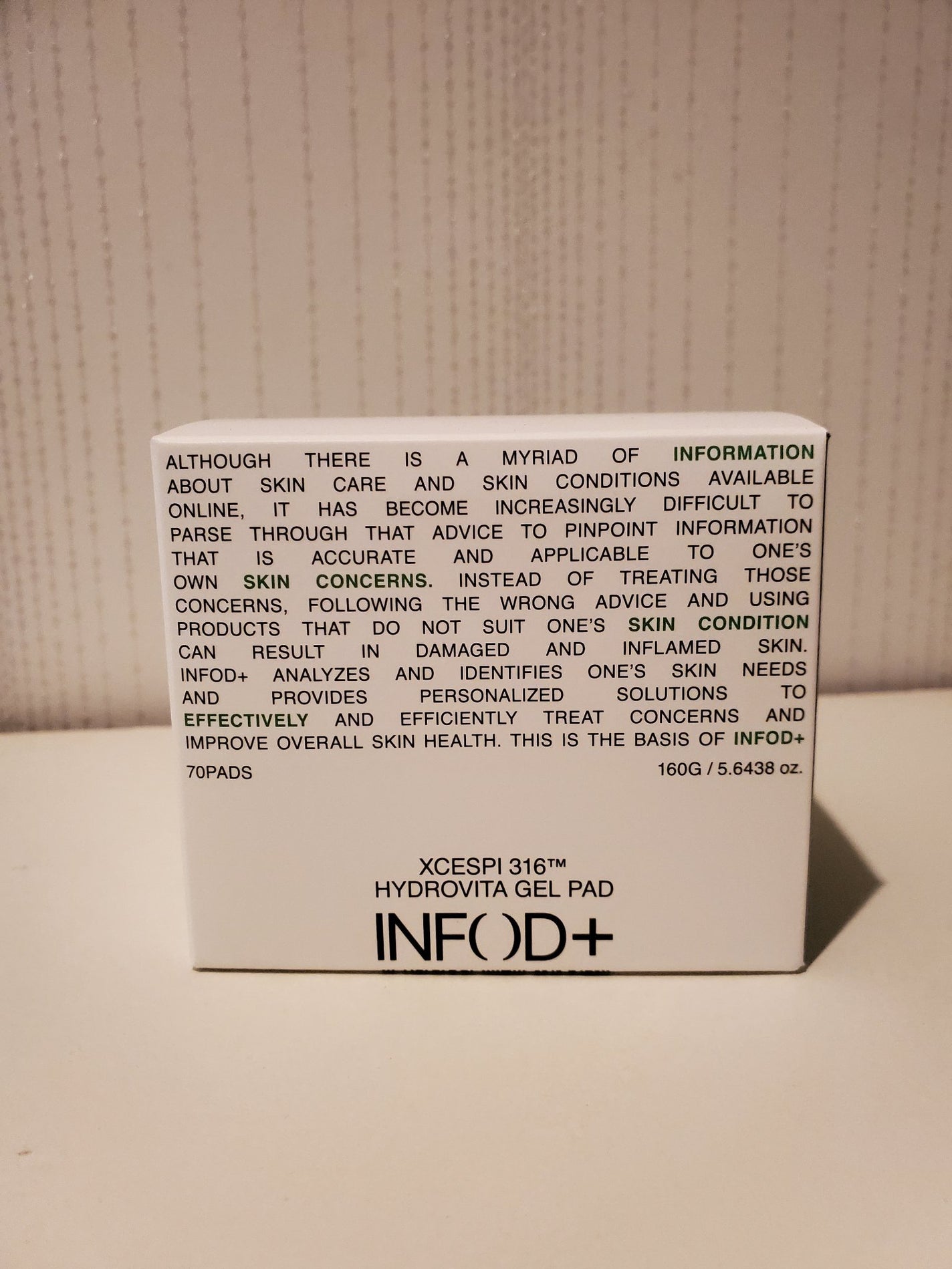 エクセスピ316ハイドロビタジェルパッド/INFoD+/シートマスク・パックを使ったクチコミ(2枚目)