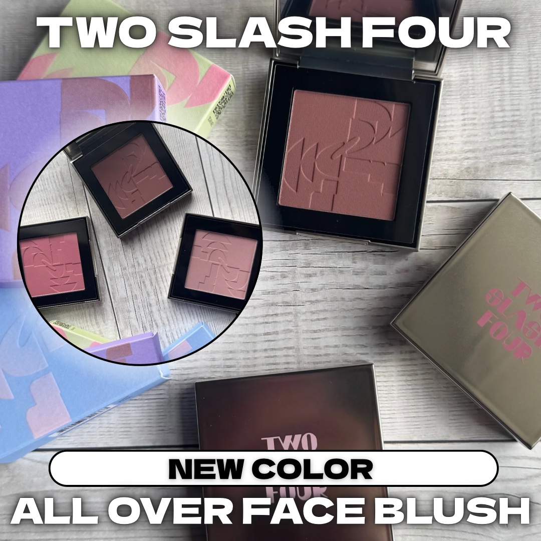 オールオーバーフェイスブラッシュ/TWO SLASH FOUR/パウダーチークを使ったクチコミ（1枚目）