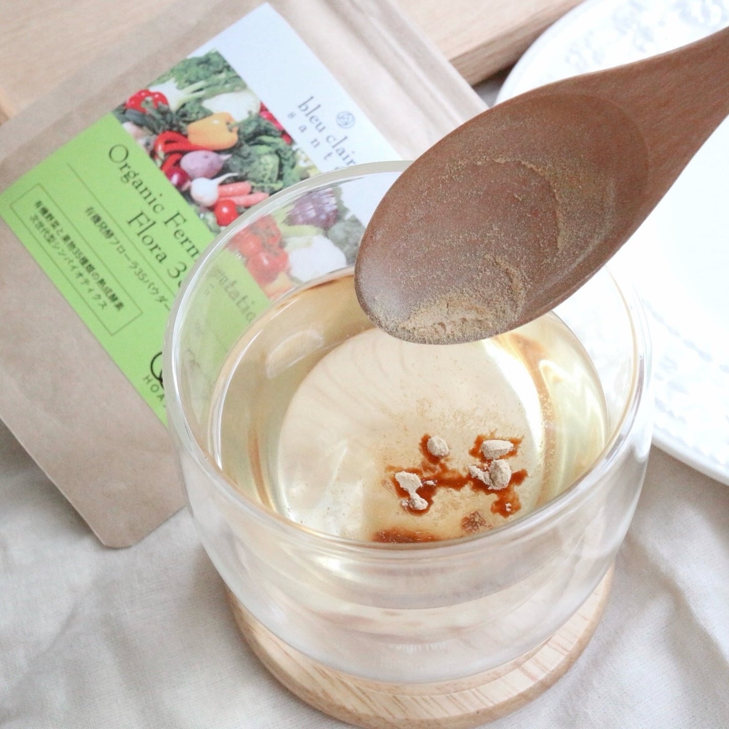 あんりさ on LIPS 「.ブルークレールサンテ有機発酵フローラ35パウダーはJAS認証..」(6枚目)