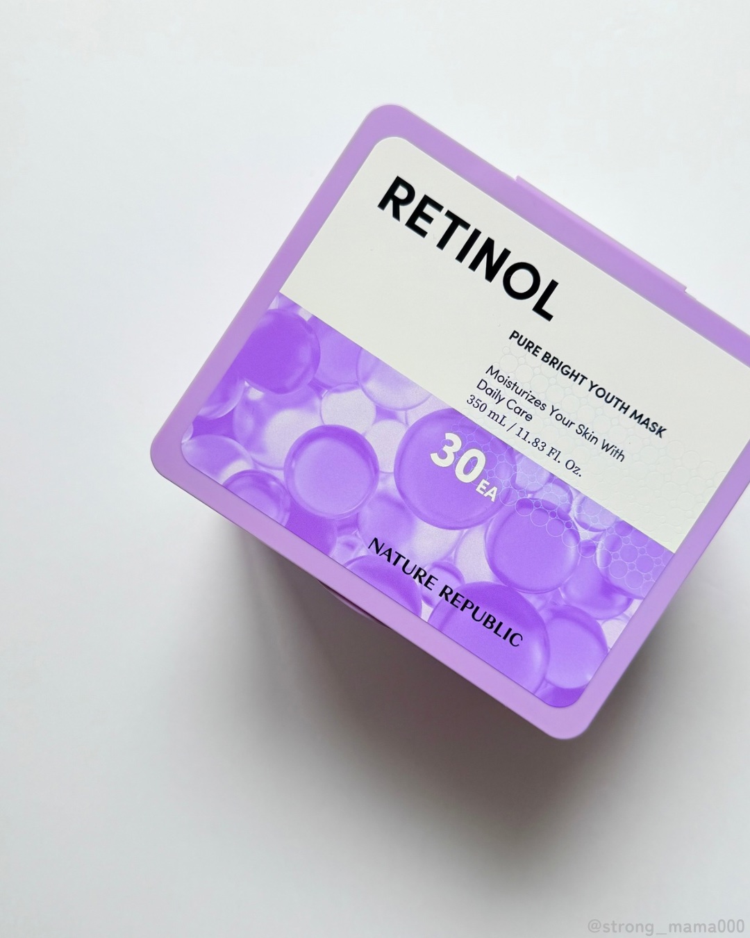 レチノールデイリーシートマスク/ネイチャーリパブリック/シートマスク・パックを使ったクチコミ（1枚目）
