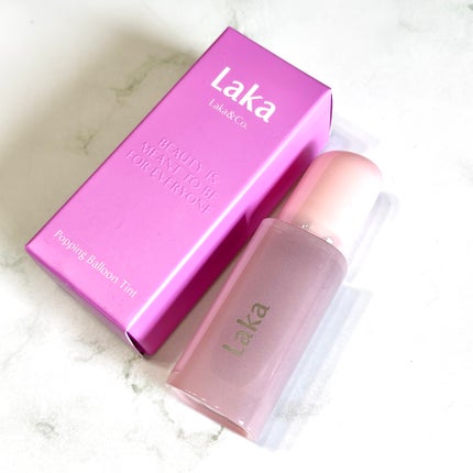 ポッピングバルーンティント/Laka/リップティントを使ったクチコミ(4枚目)