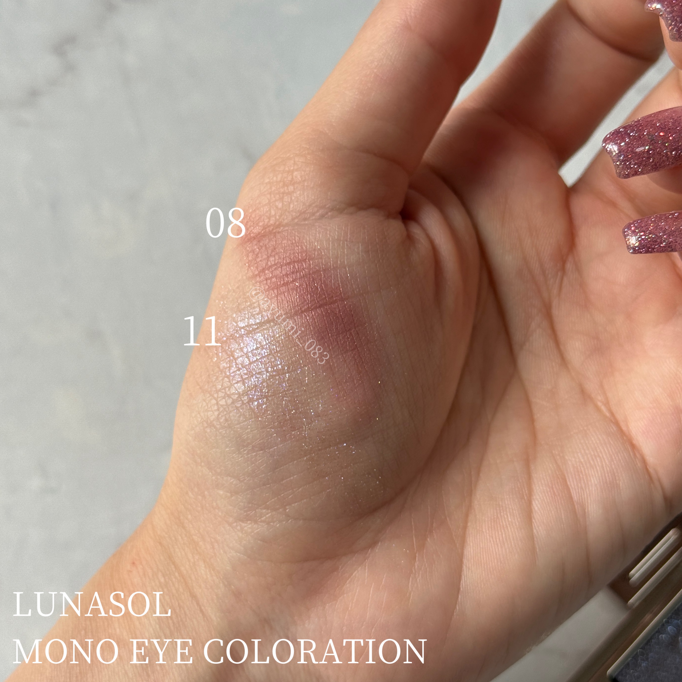 ルナソル モノアイカラーレーション/LUNASOL/単色アイシャドウを使ったクチコミ（2枚目）